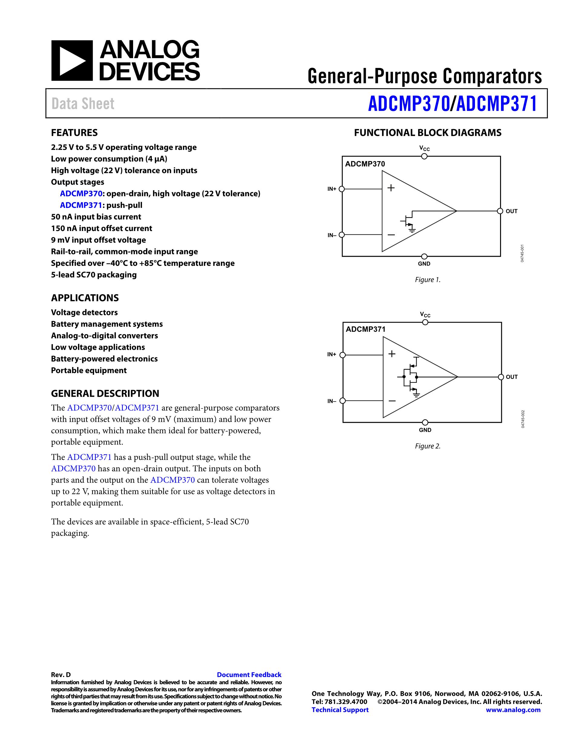 ADCMP354YKSZ-REEL7's pdf picture 1