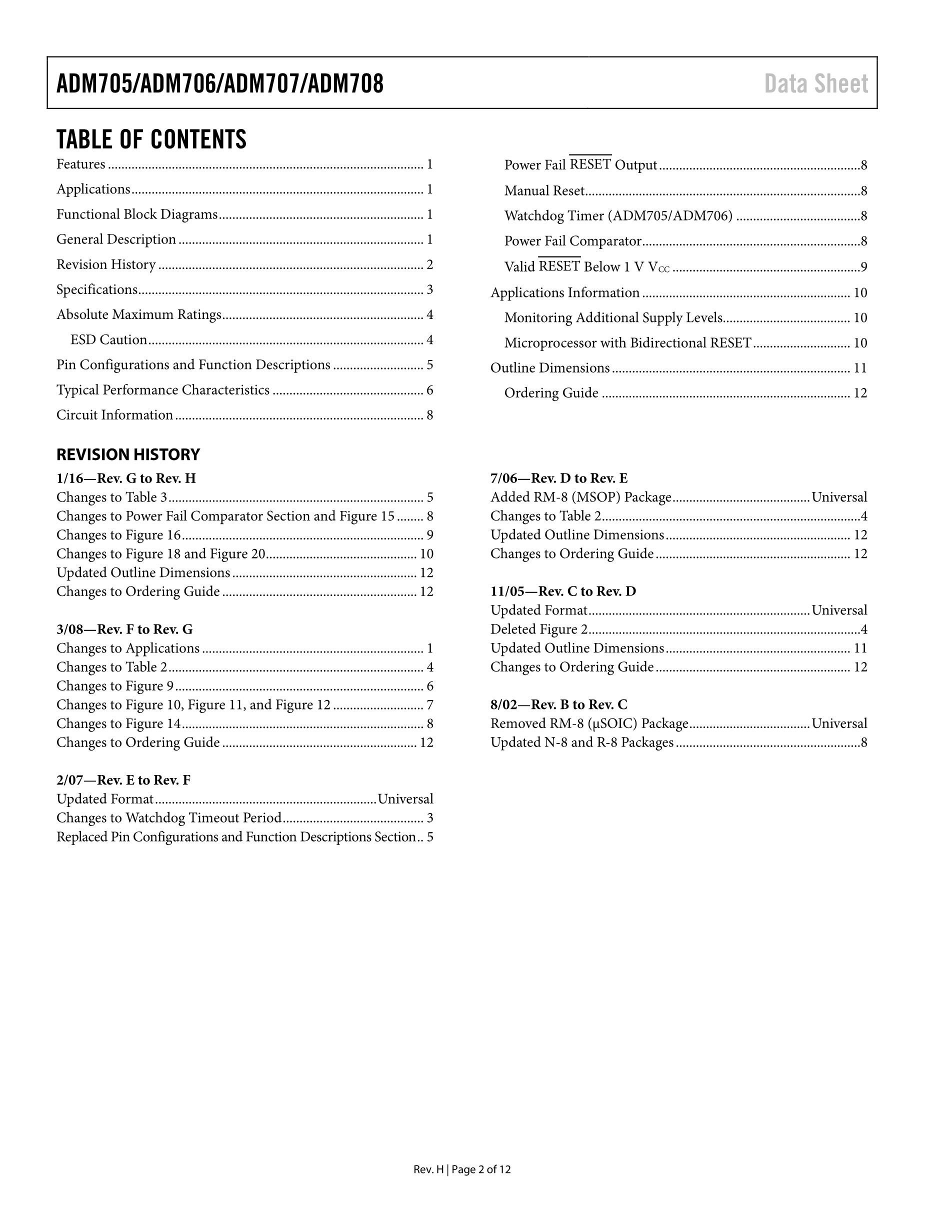 ADM707AR-REEL's pdf picture 2