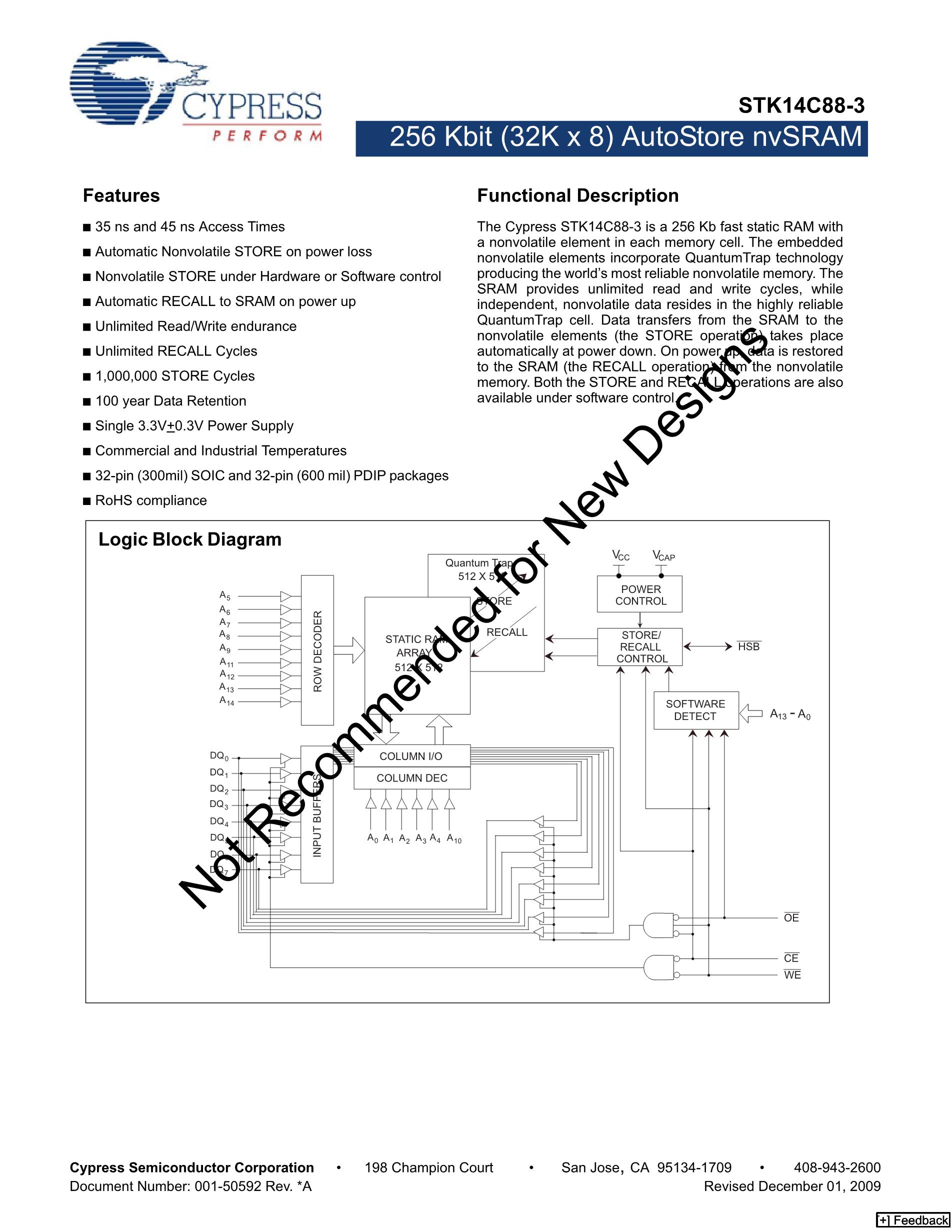 STK14C88B-NF35UTR's pdf picture 1