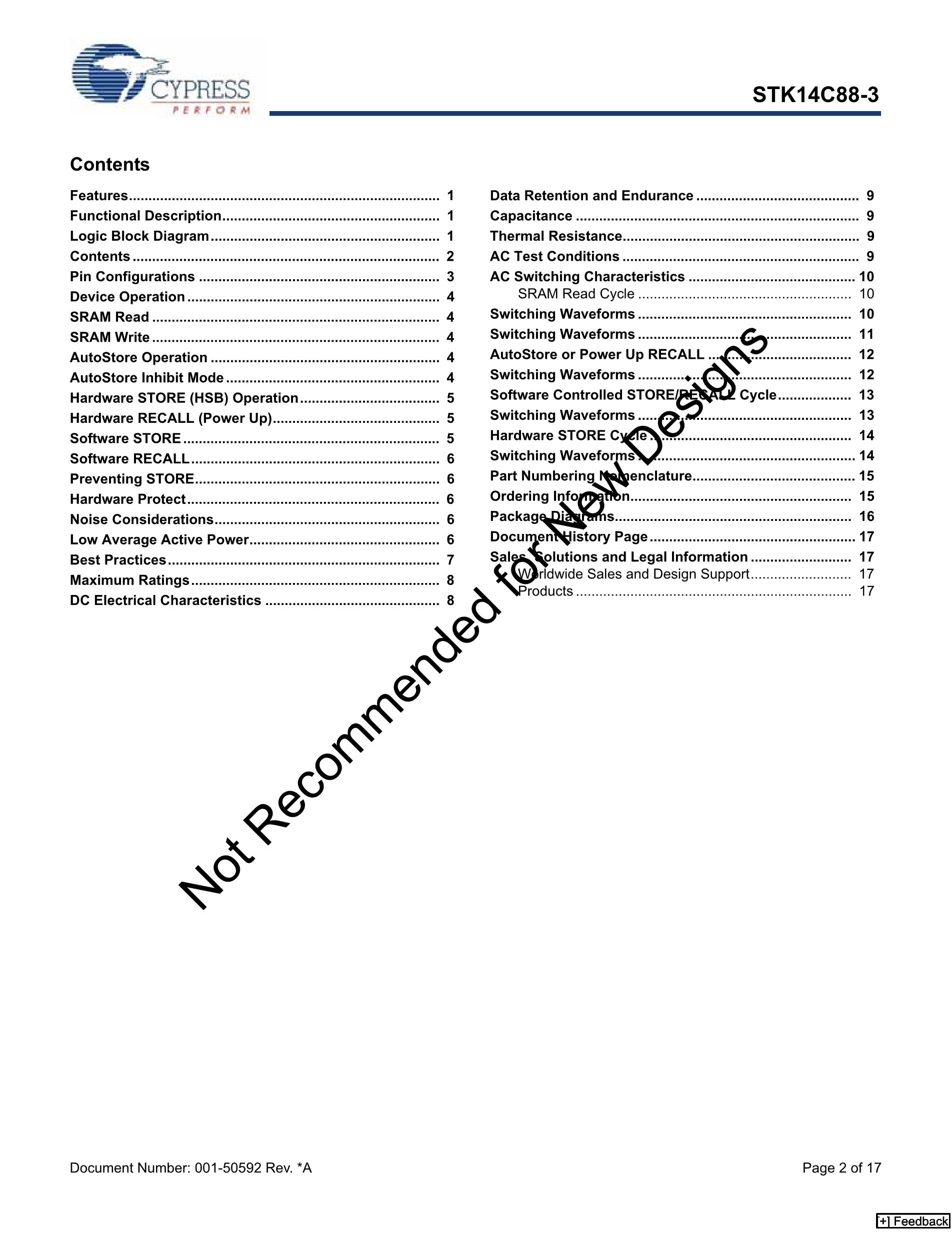 STK14C88B-NF35UTR's pdf picture 2