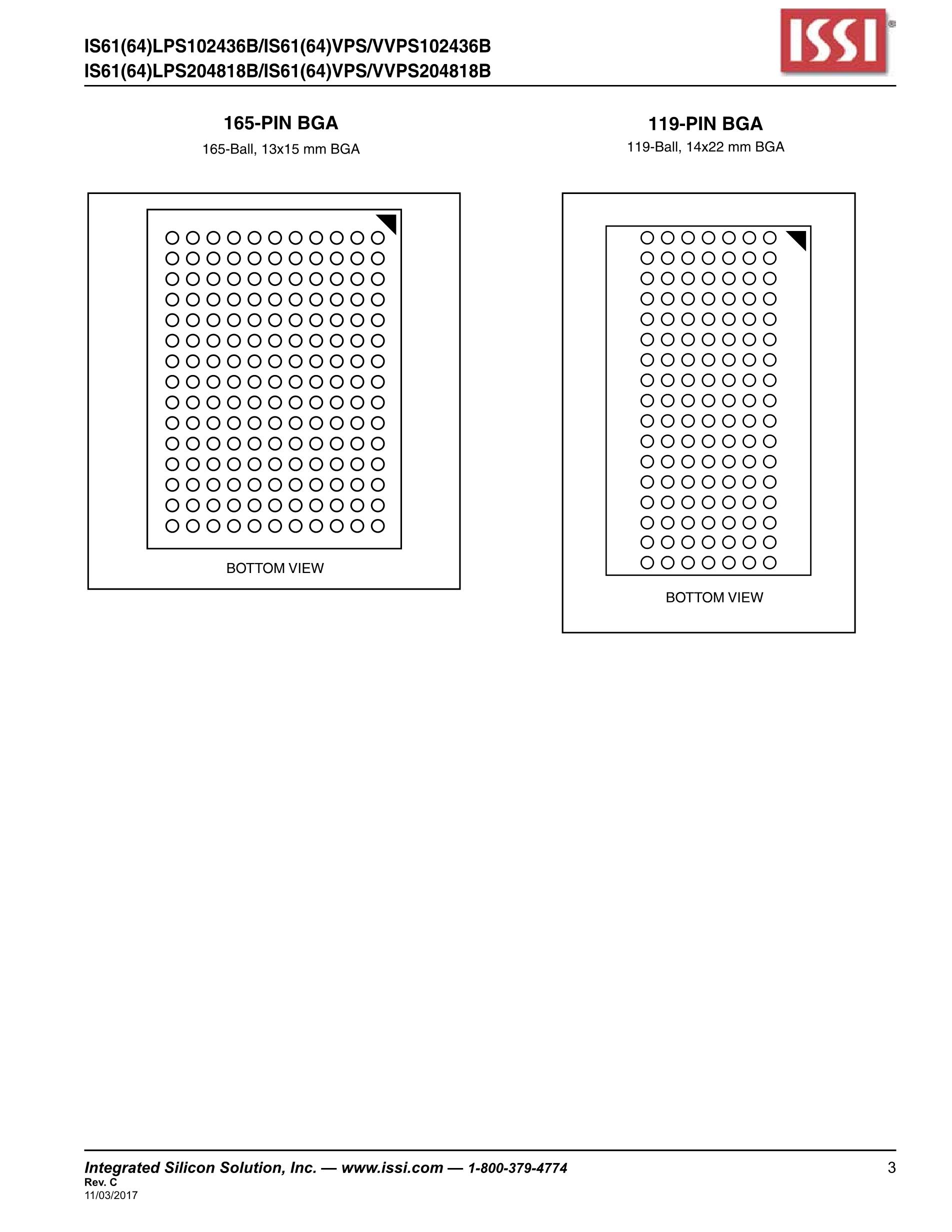 IS61LPD102418A-200B3I's pdf picture 3