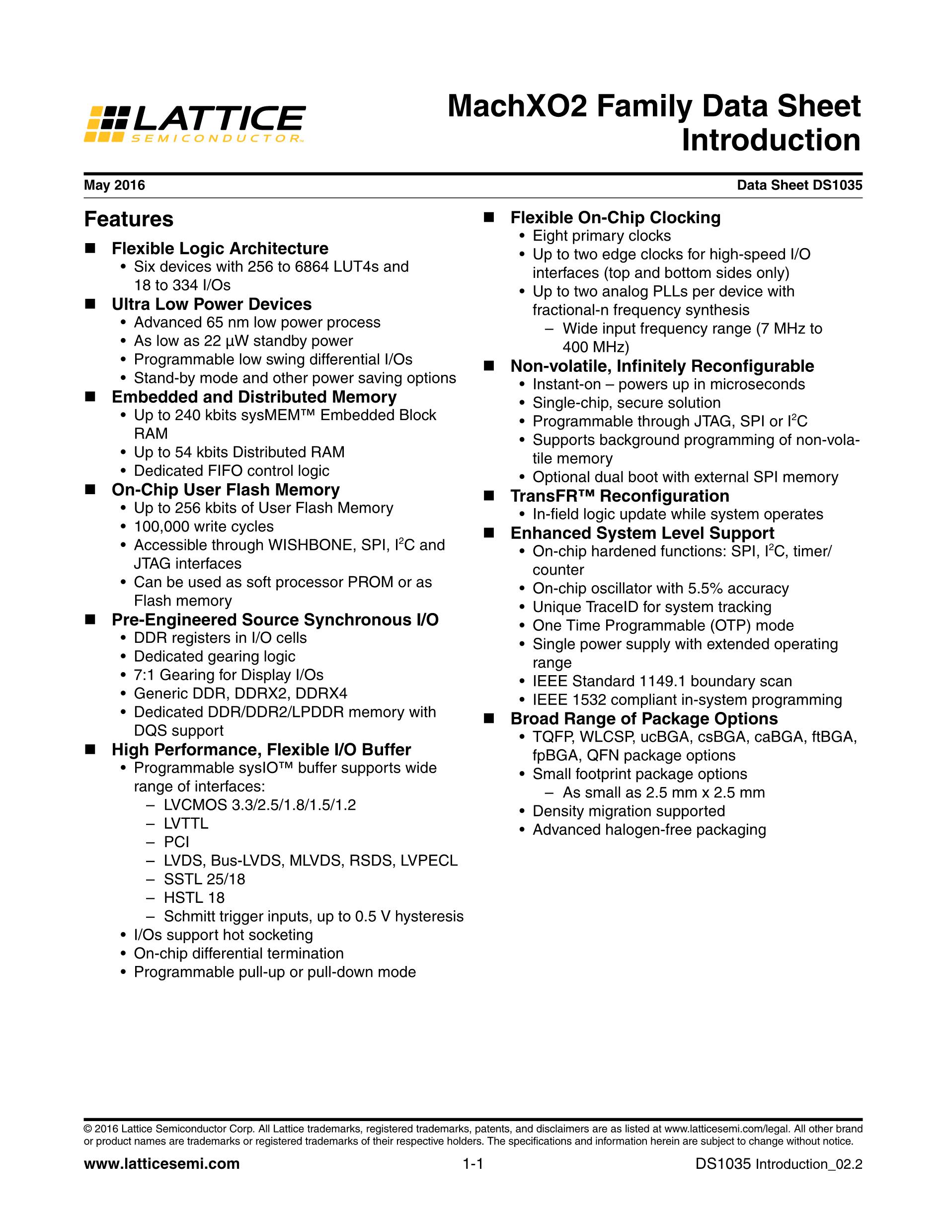 LCMXO2-2000ZE-1UWG49ITR1K's pdf picture 2