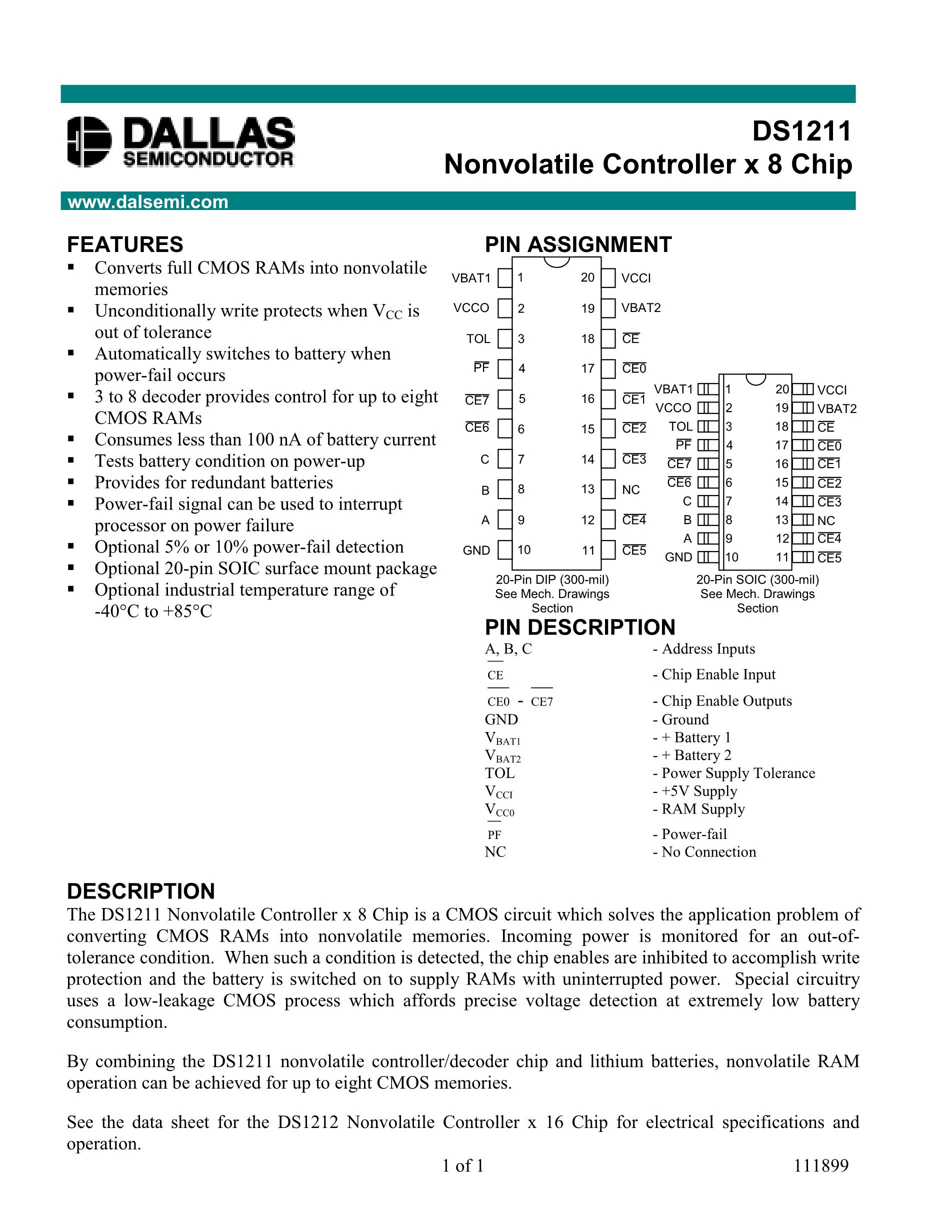 DS1211SN's pdf picture 1