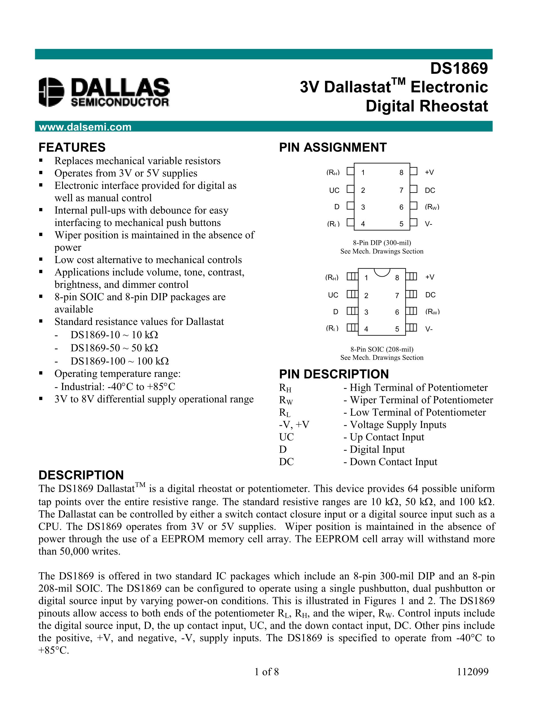 DS1869S-10+'s pdf picture 1