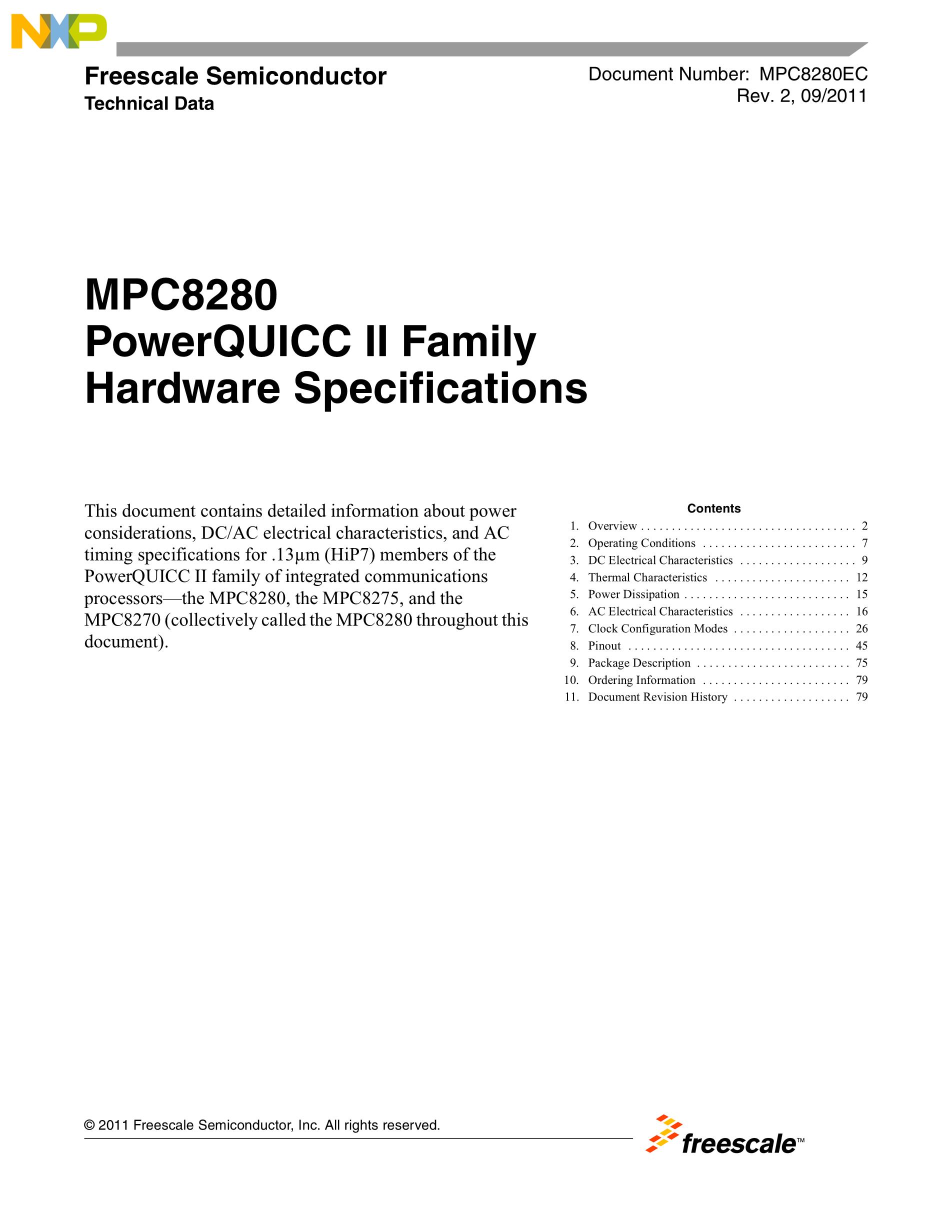 MPC8270CZUUPEA's pdf picture 1