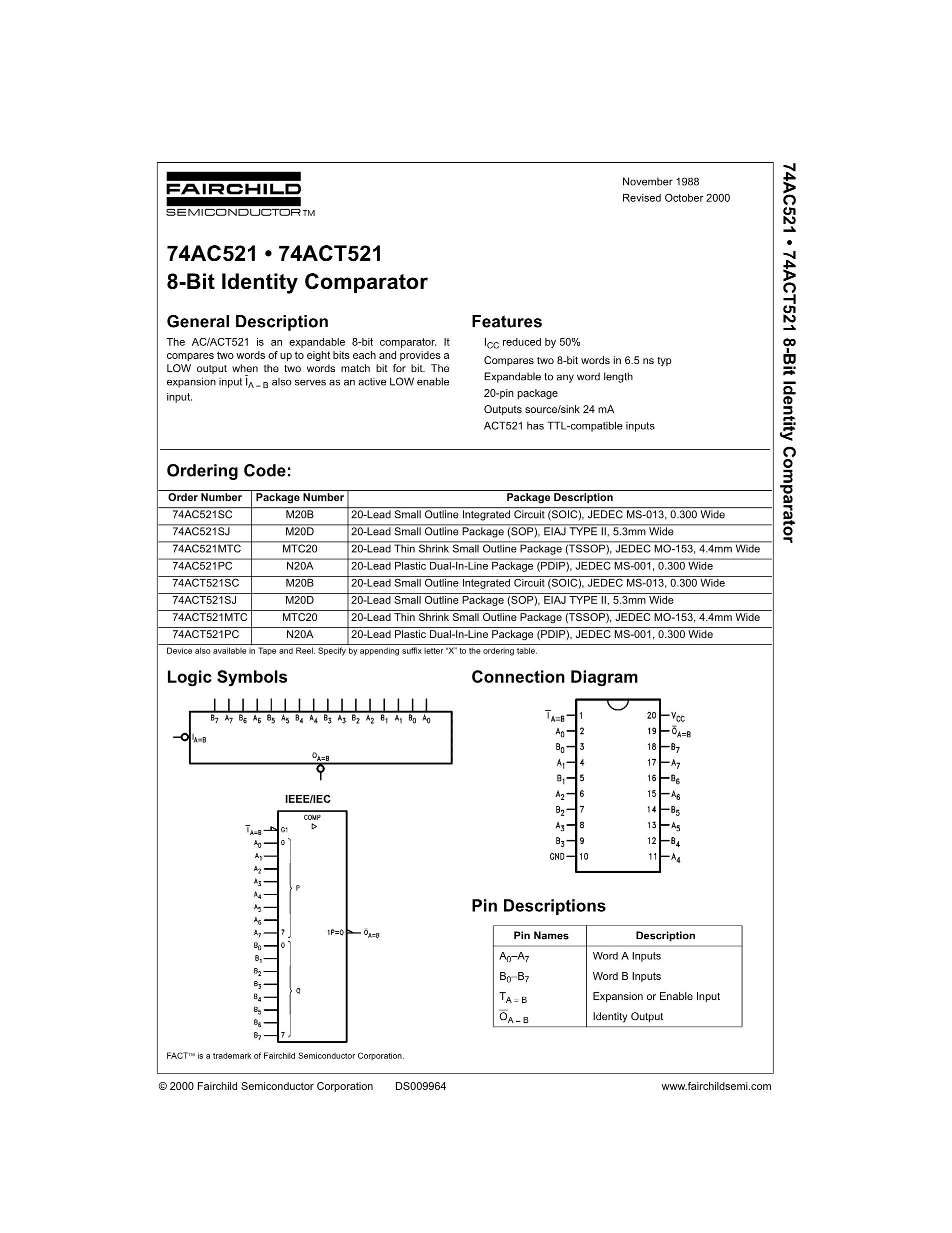 74AC521SJ's pdf picture 1