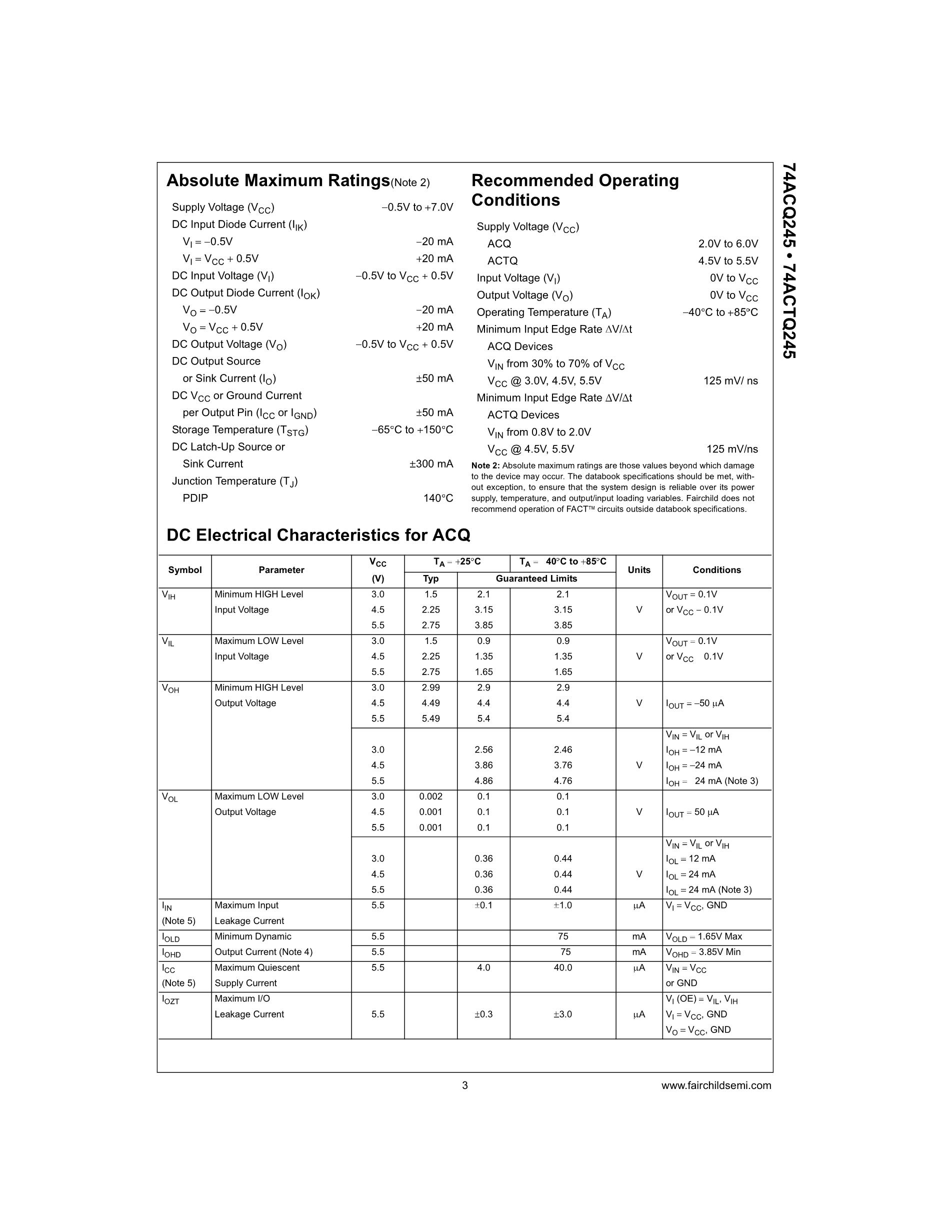 74ACTQ245MTC's pdf picture 3