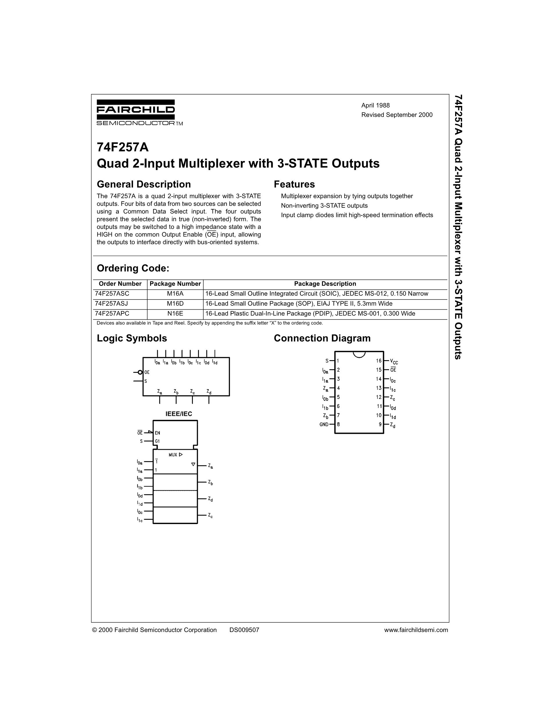 74F257APC's pdf picture 1
