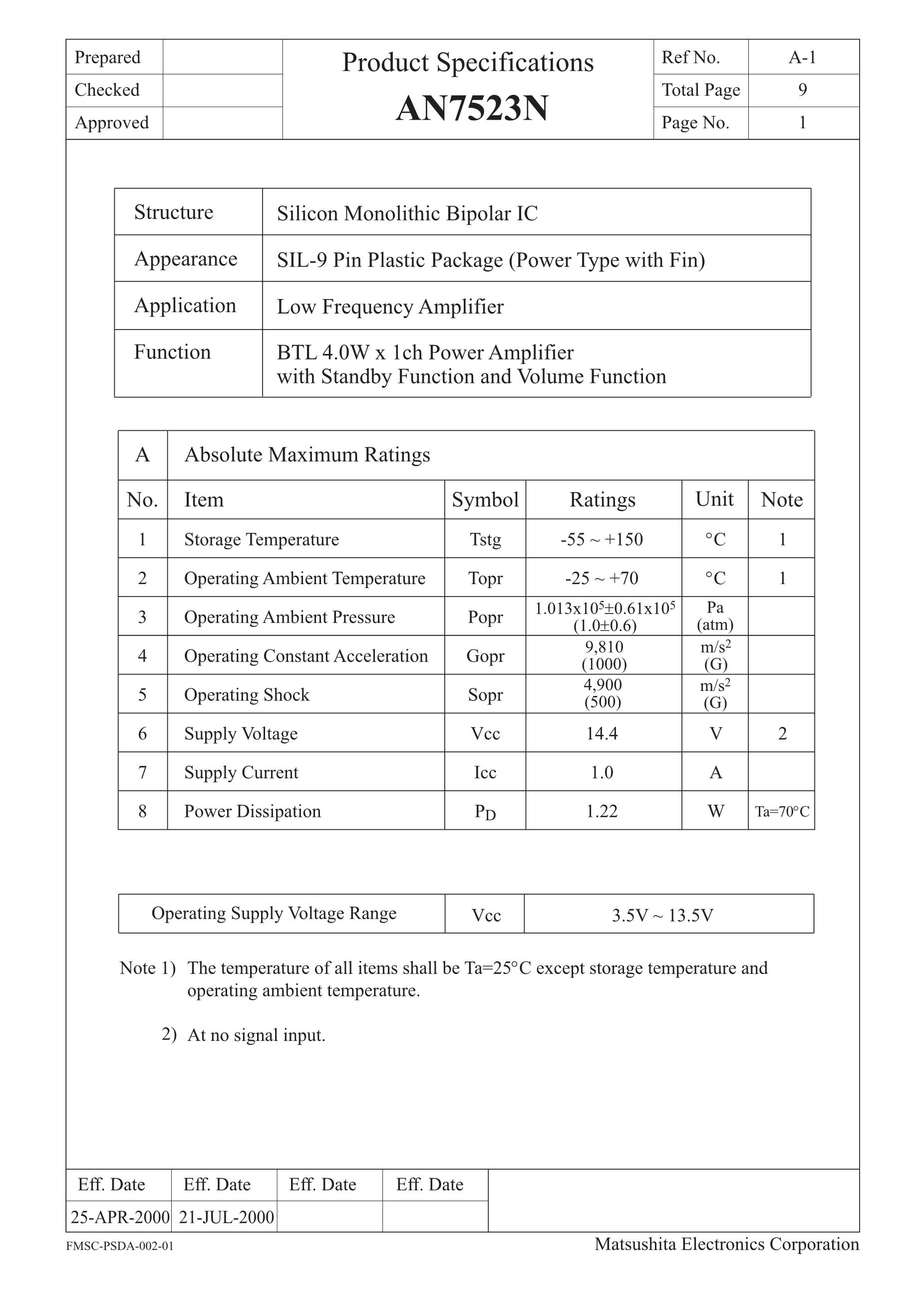 AN7512's pdf picture 1