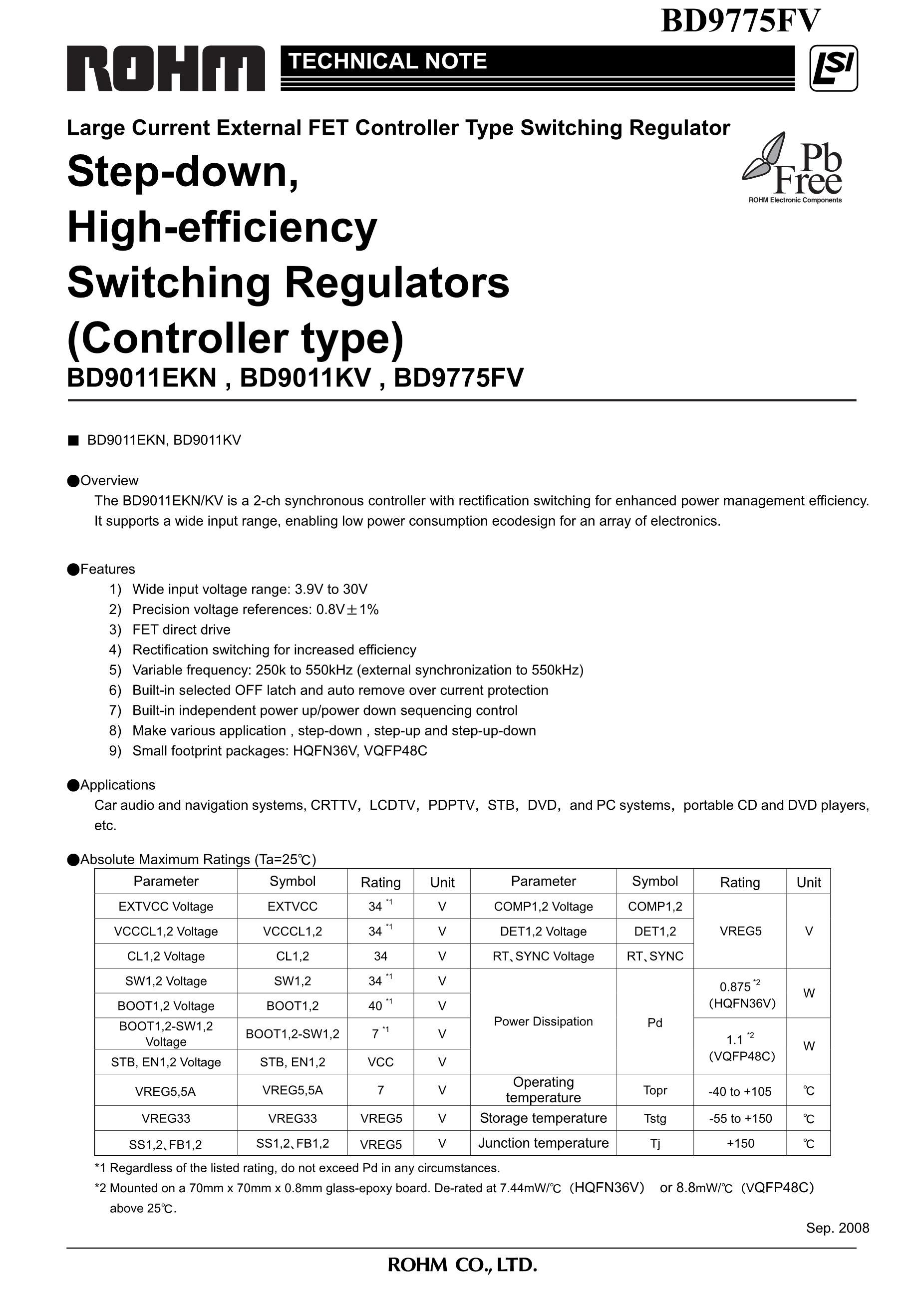 BD9011KV-E2's pdf picture 1