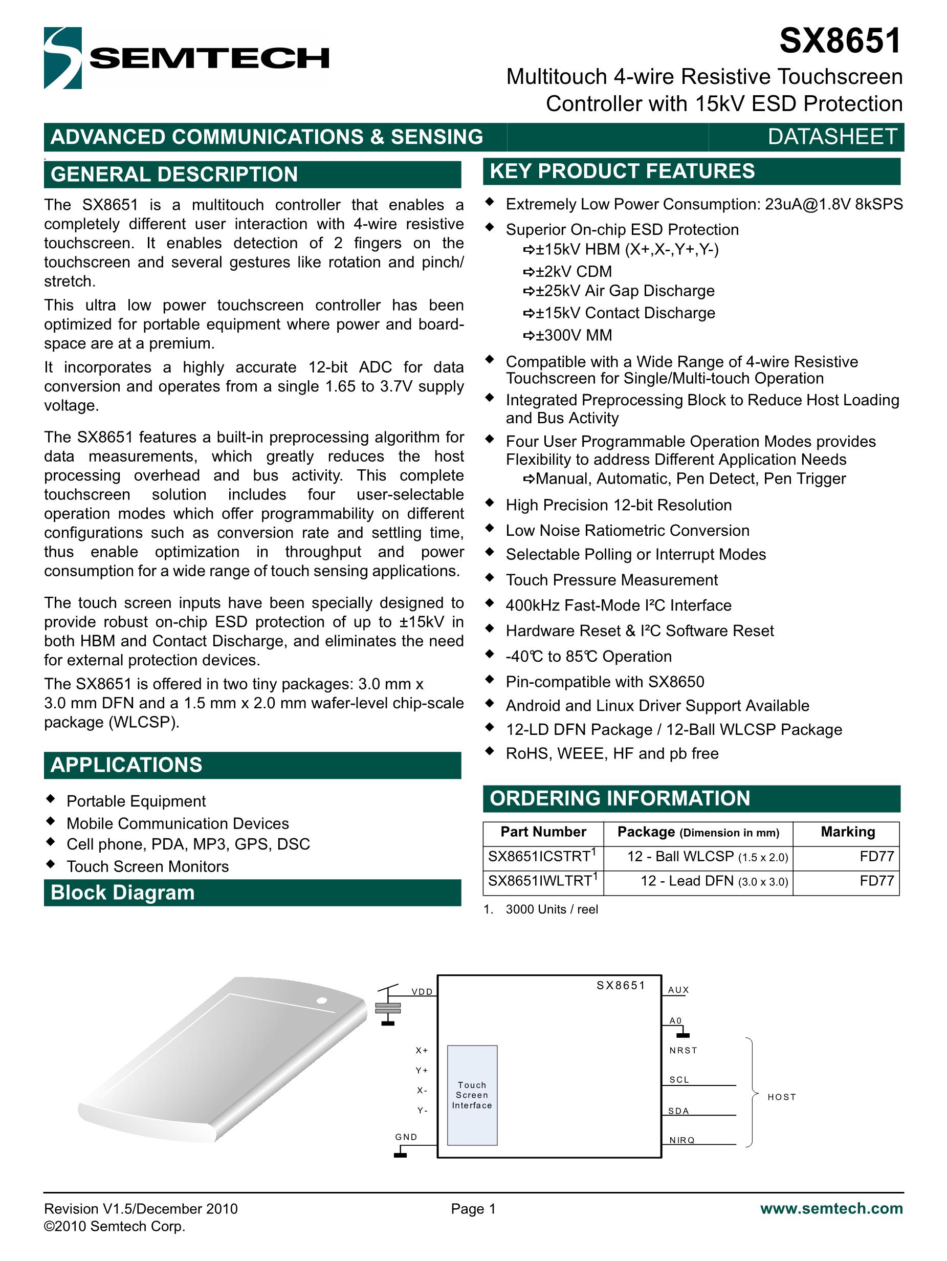 SX8651ICSTRT's pdf picture 1