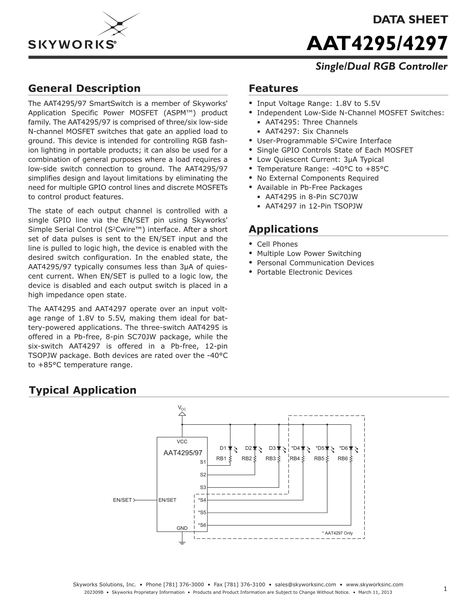 AAT4298ITP-T1's pdf picture 1