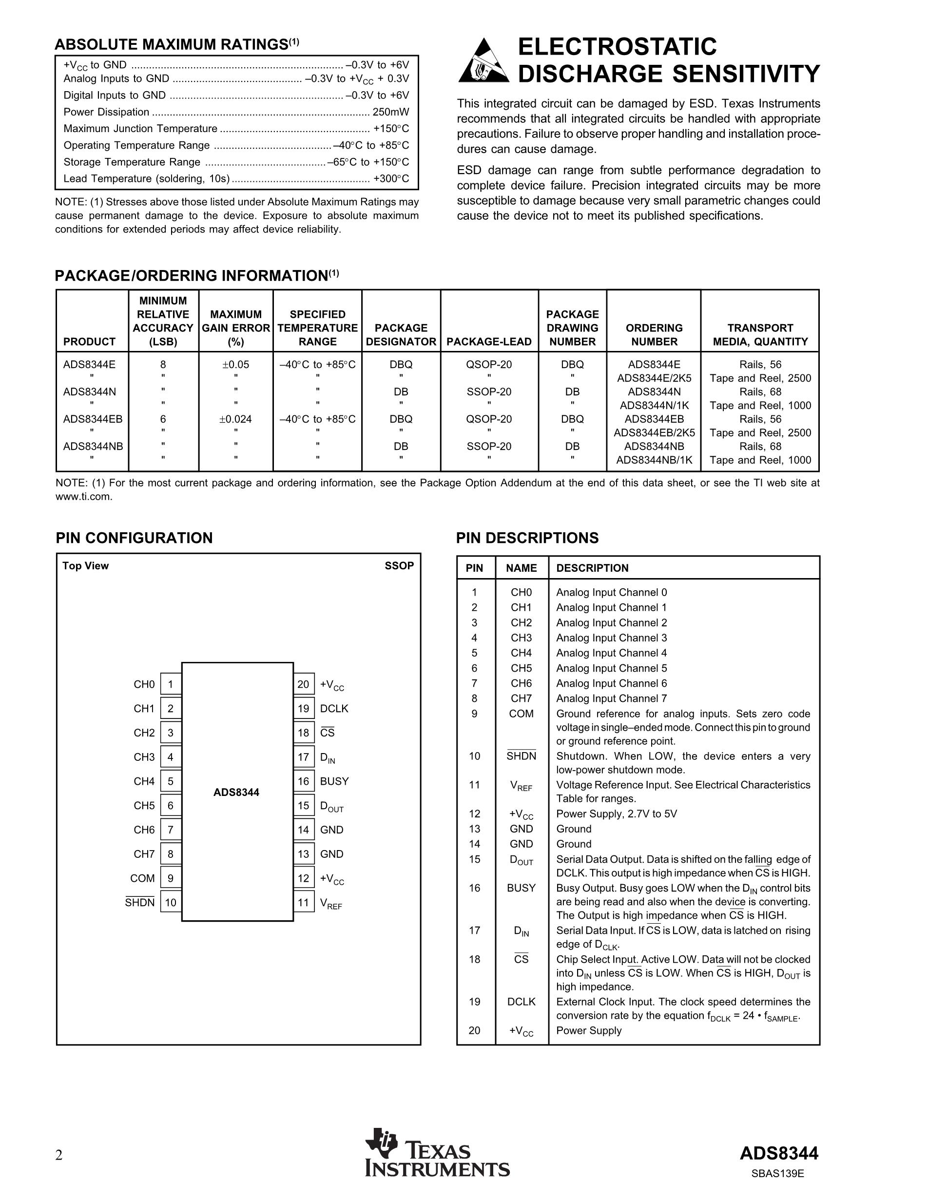 ADS8345N/1K's pdf picture 2