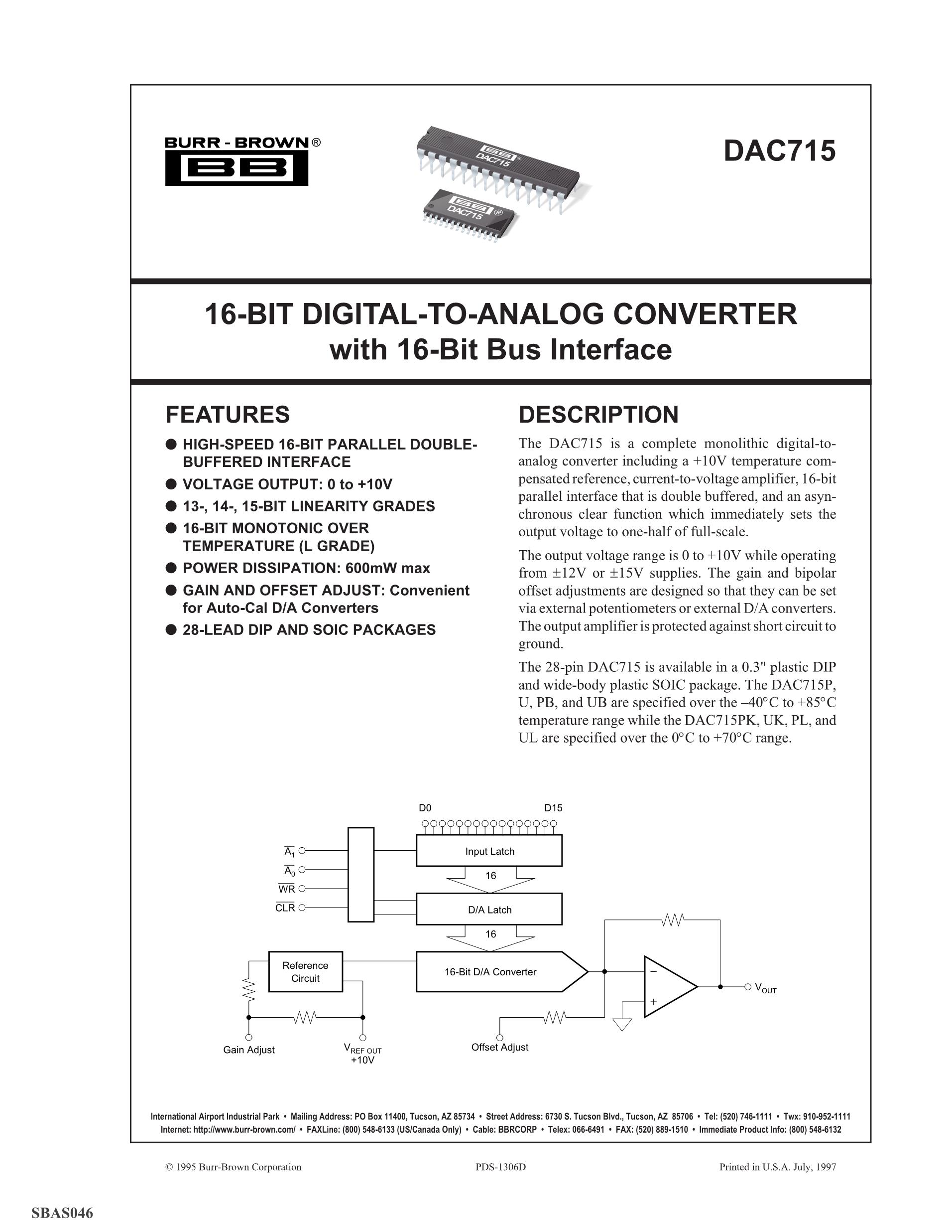 DAC715PG4's pdf picture 1