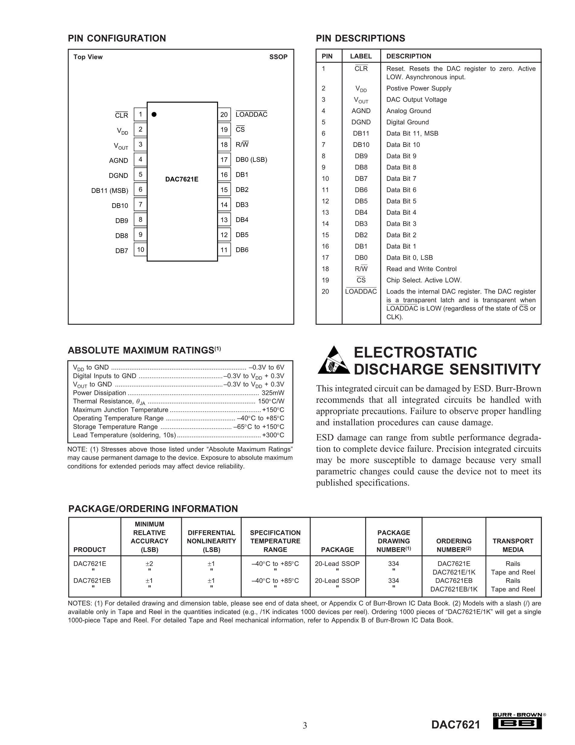 DAC7625U/1K's pdf picture 3