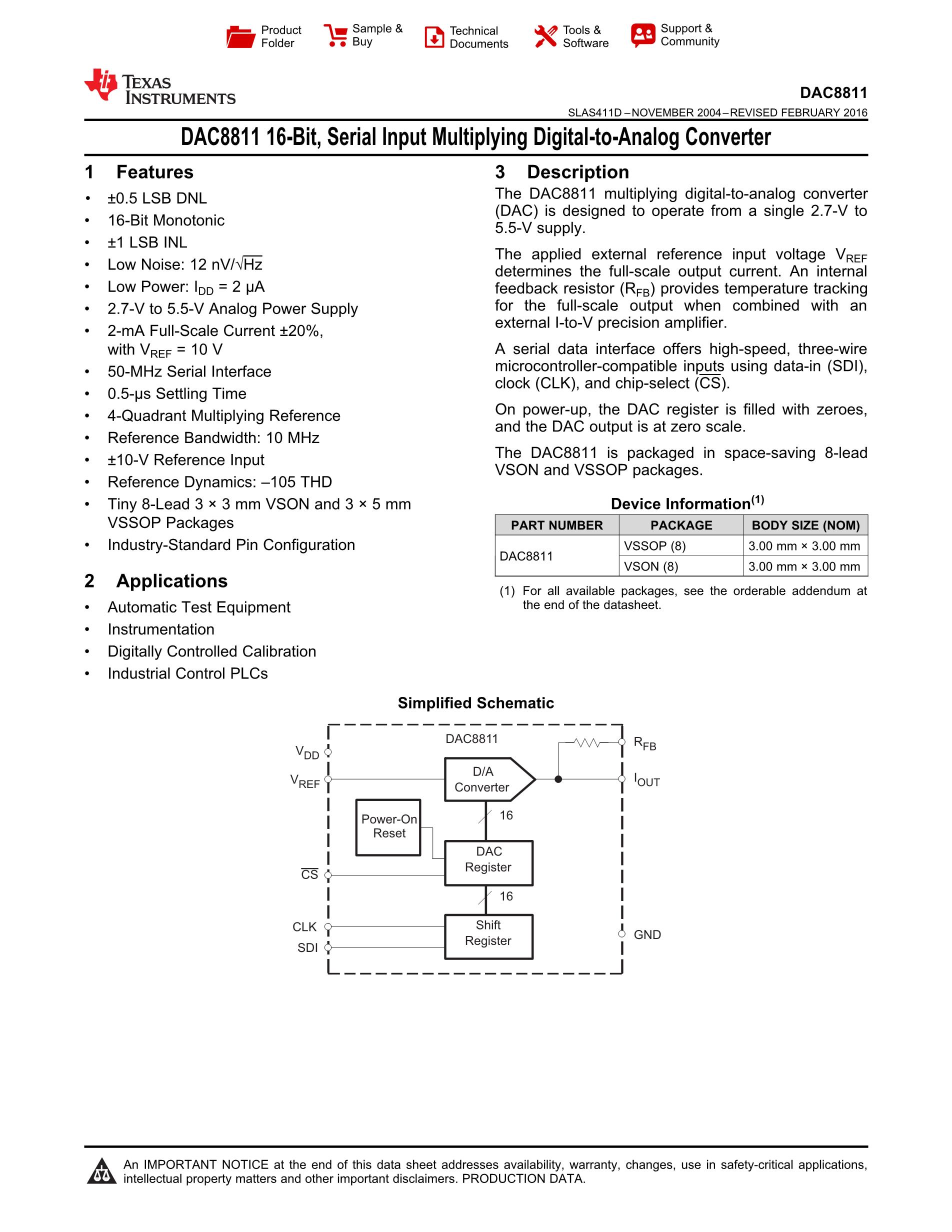 DAC8814ICDBT's pdf picture 1