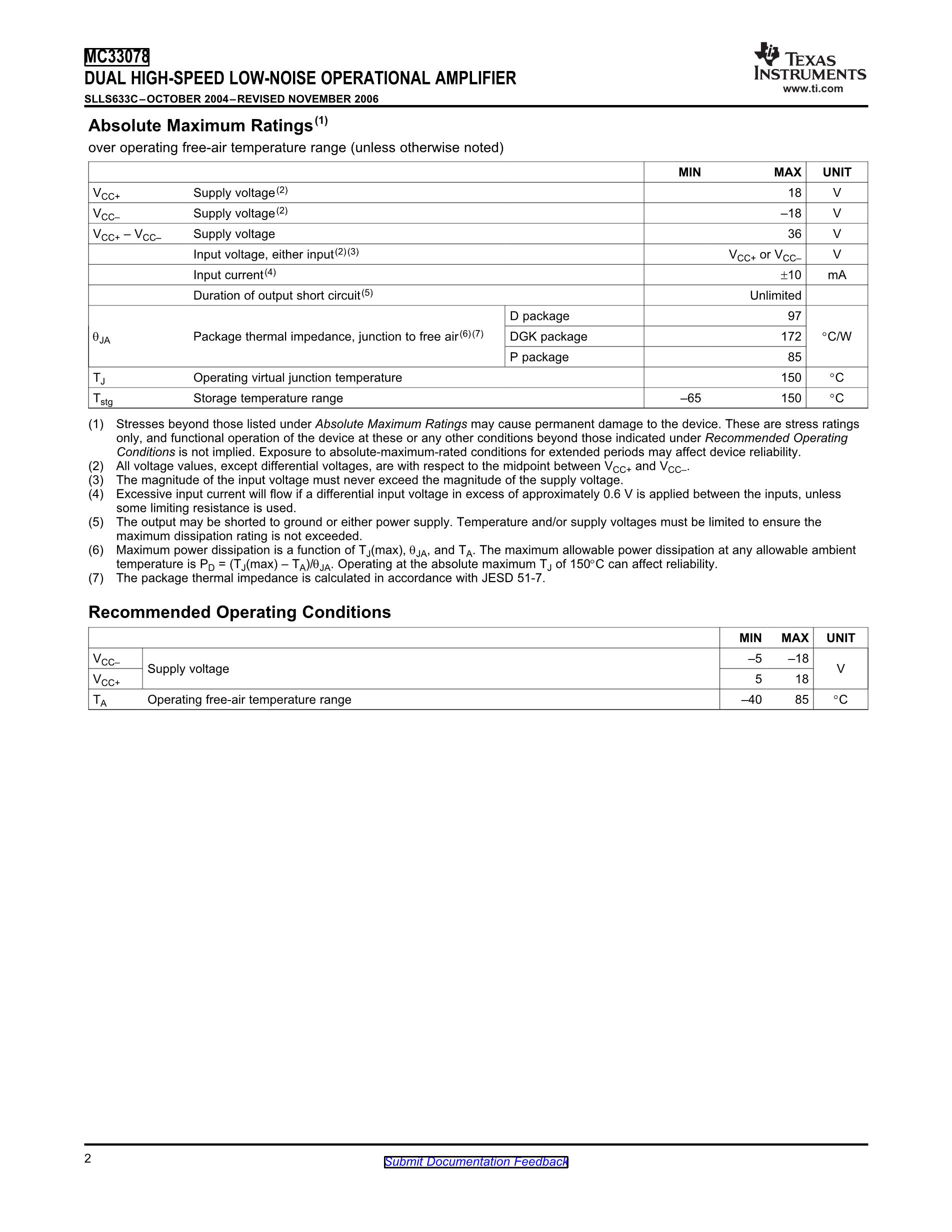 MC33078DGKRG4's pdf picture 2