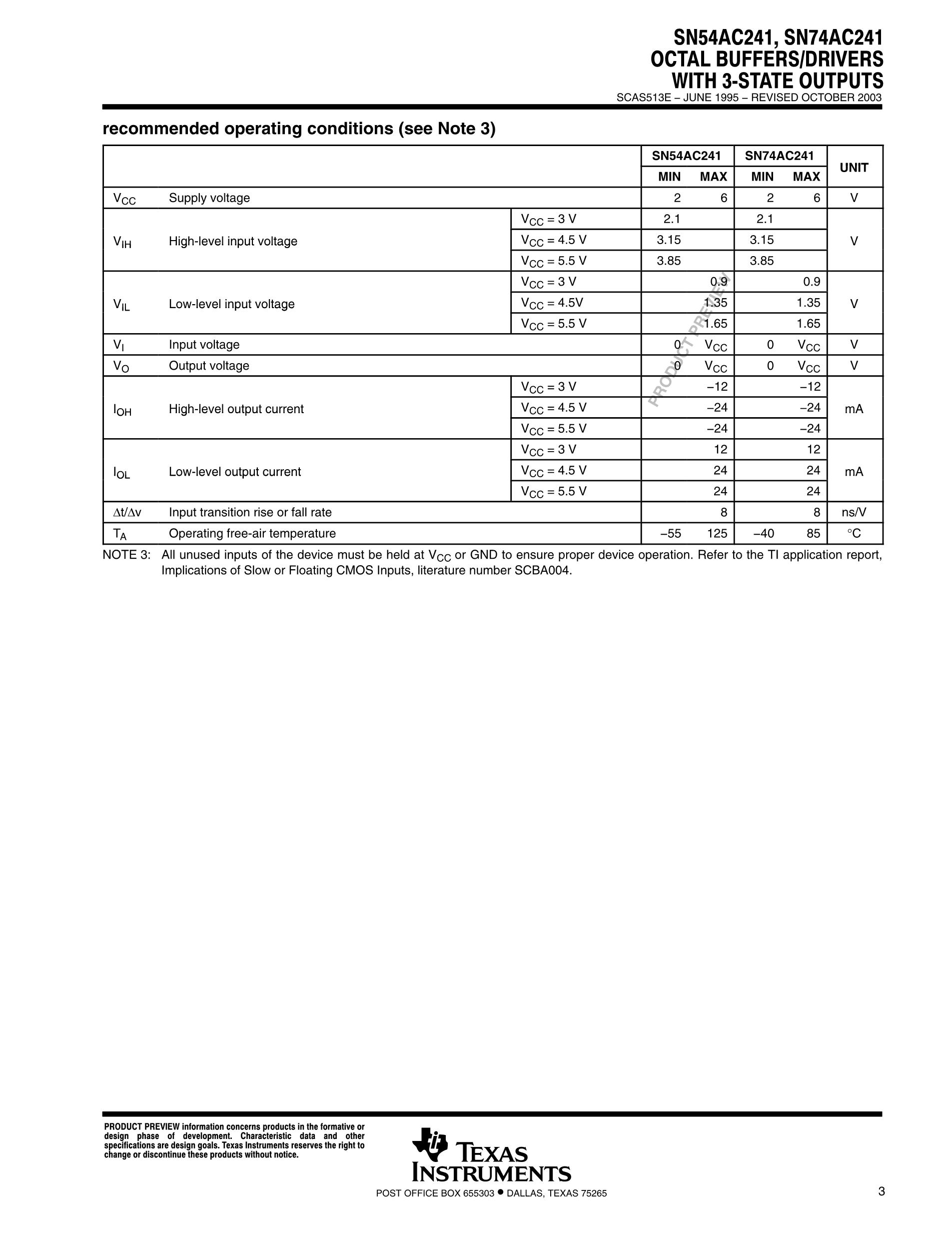 SN74ACT7803-20DLR's pdf picture 3