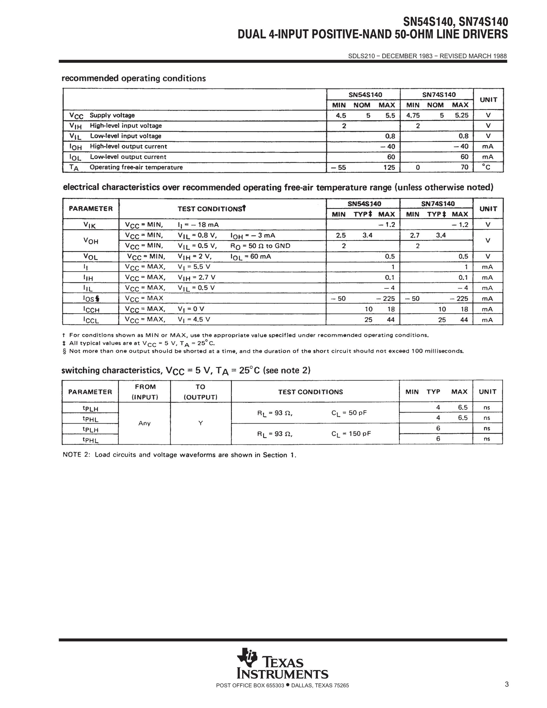SN74S140N's pdf picture 3