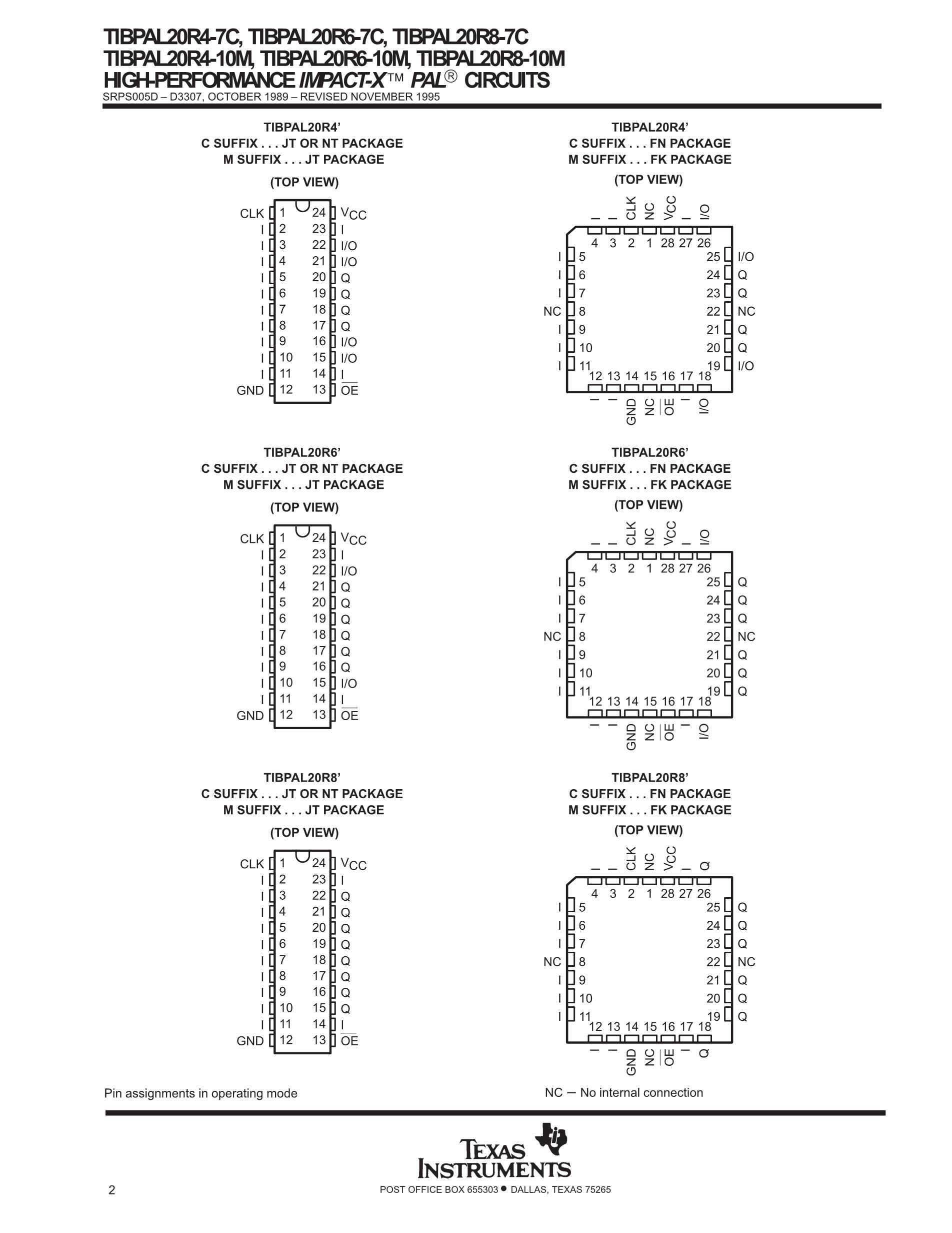 TIBPAL20R6-7CNT's pdf picture 2