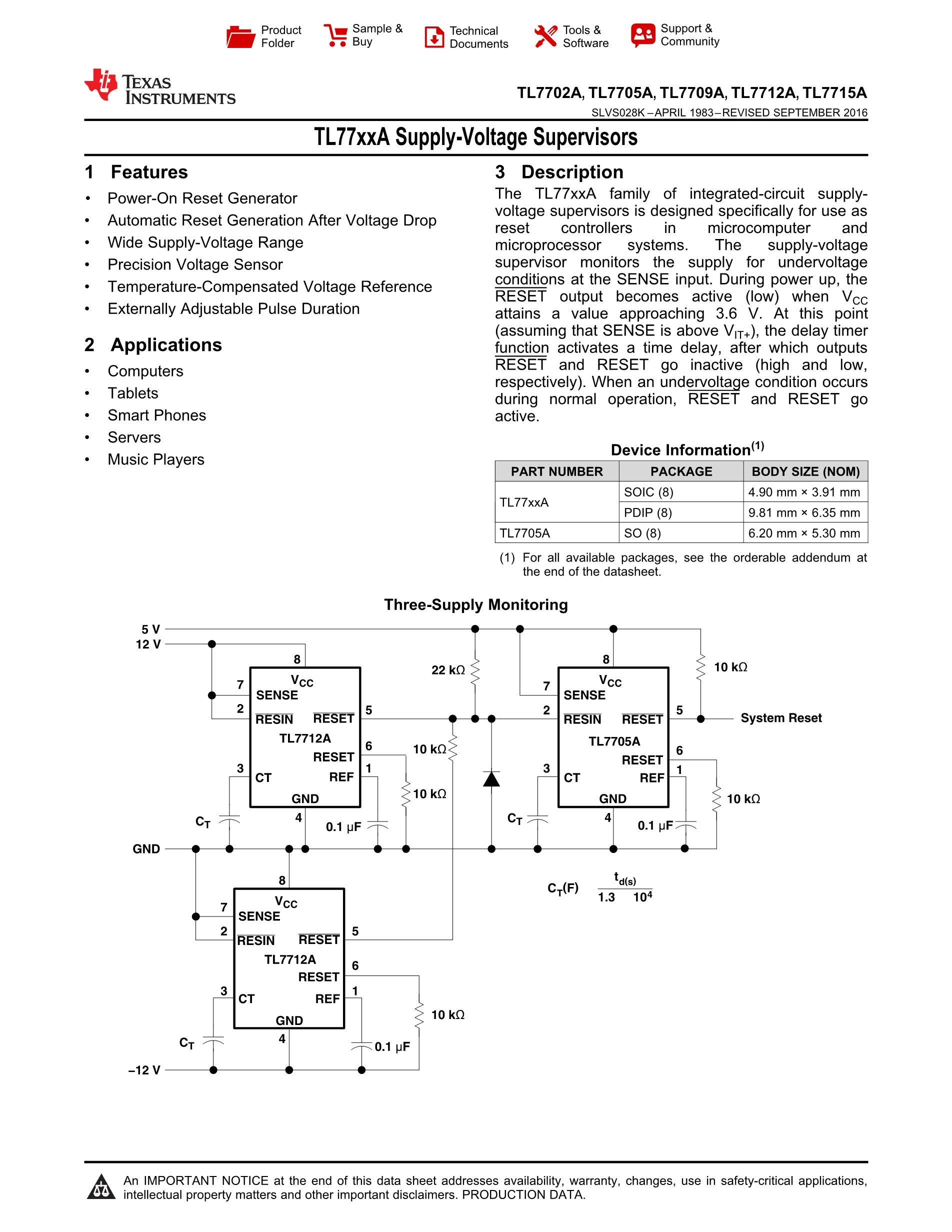 TL7705ACD1013TRA's pdf picture 1