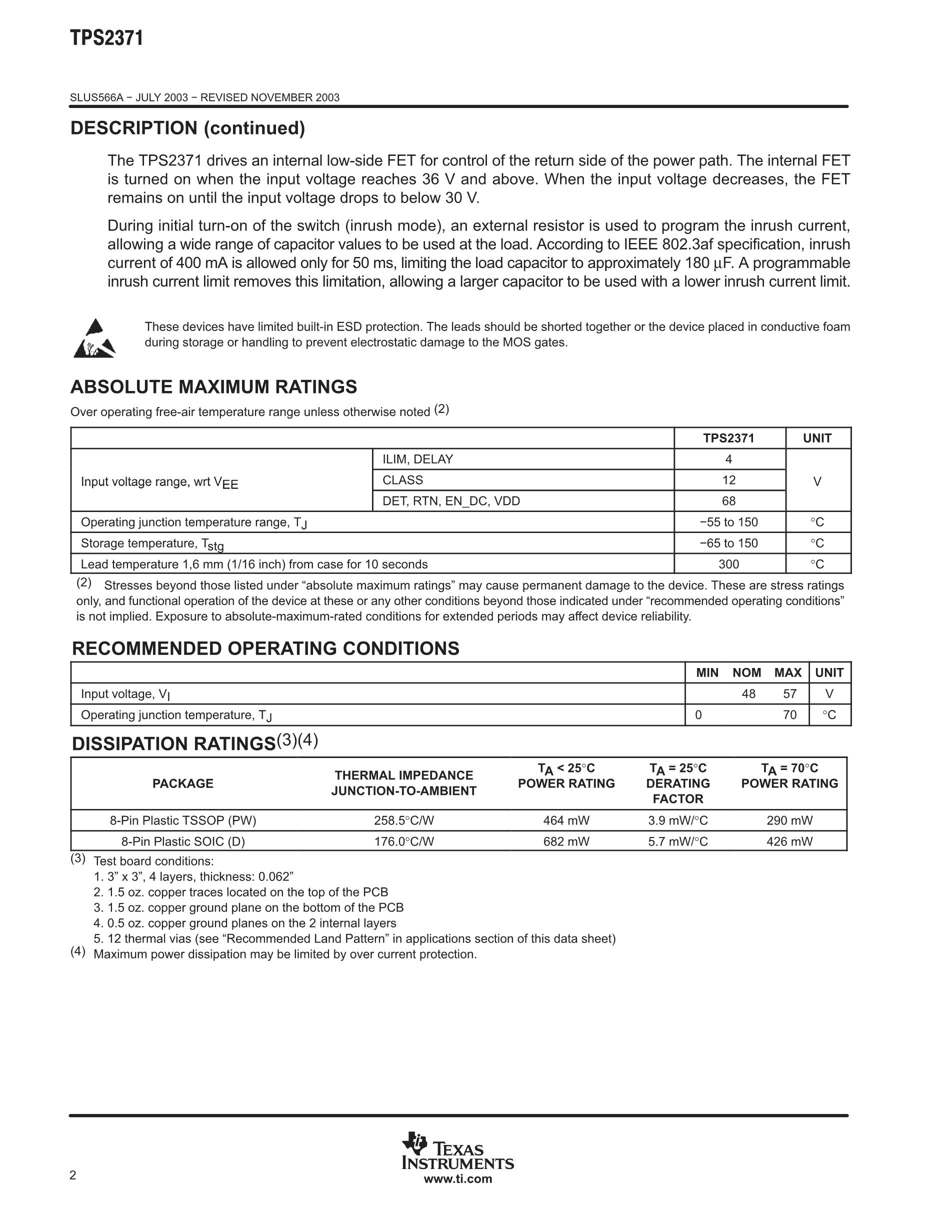 TPS23751PWP's pdf picture 2