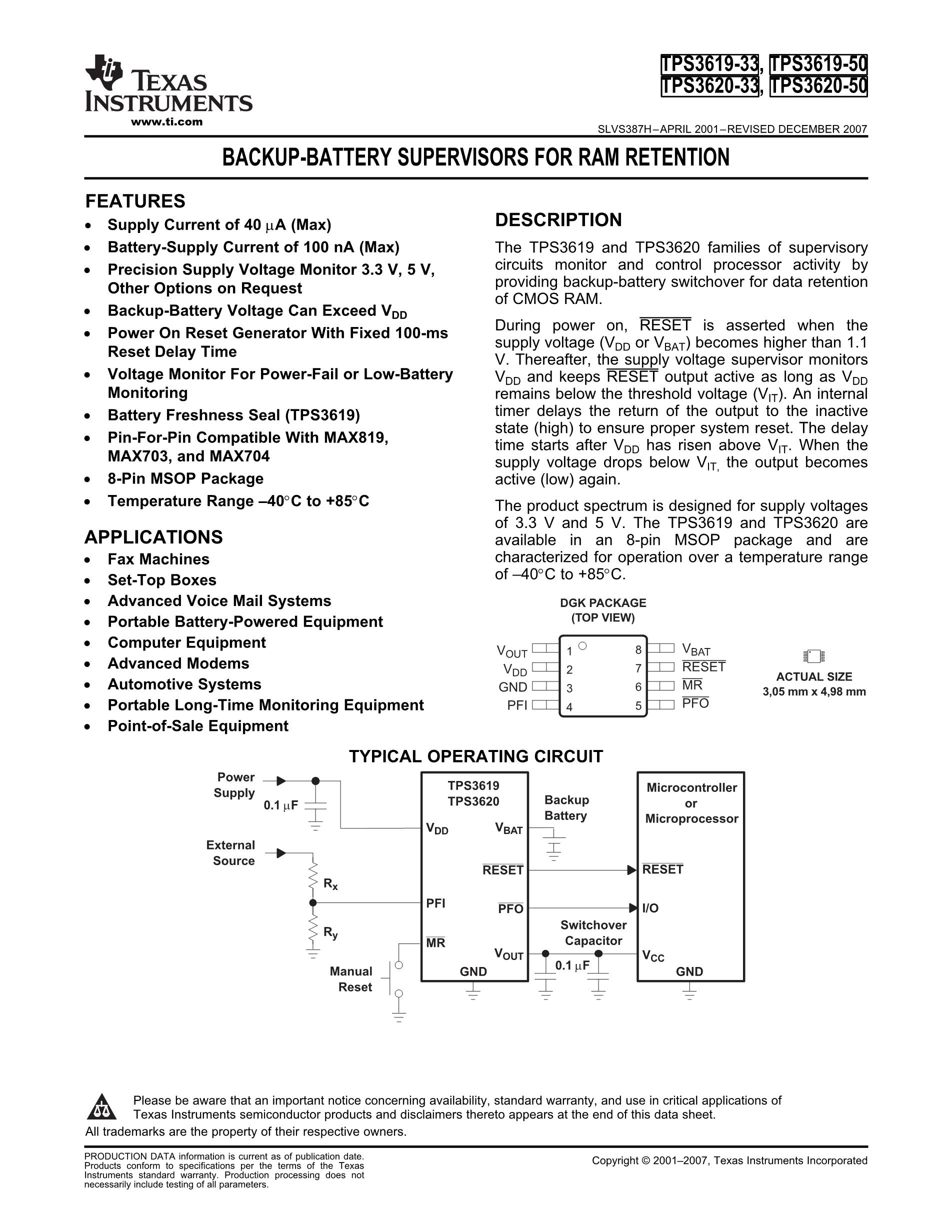TPS3619-33DGK's pdf picture 1