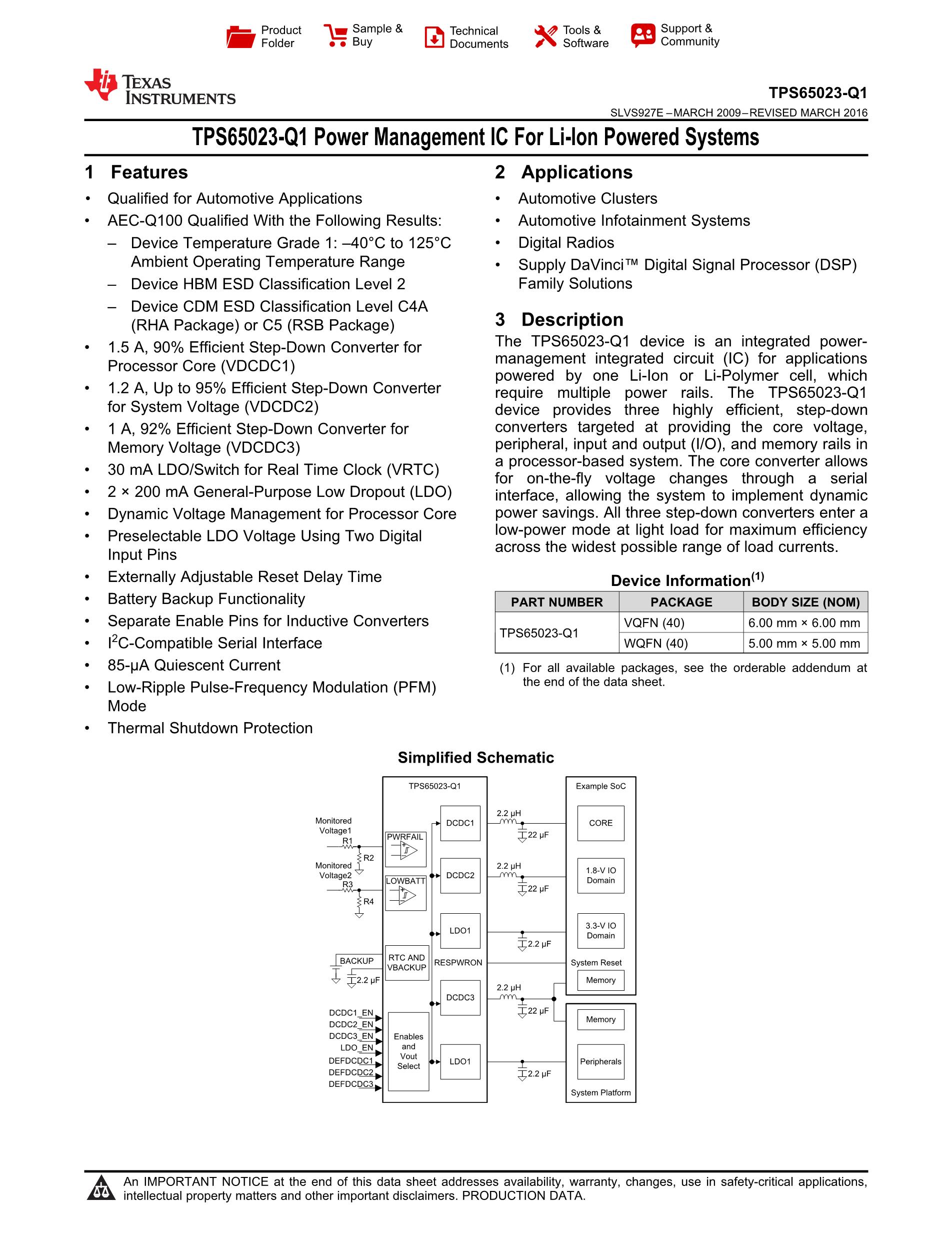 TPS65030YZKT's pdf picture 1