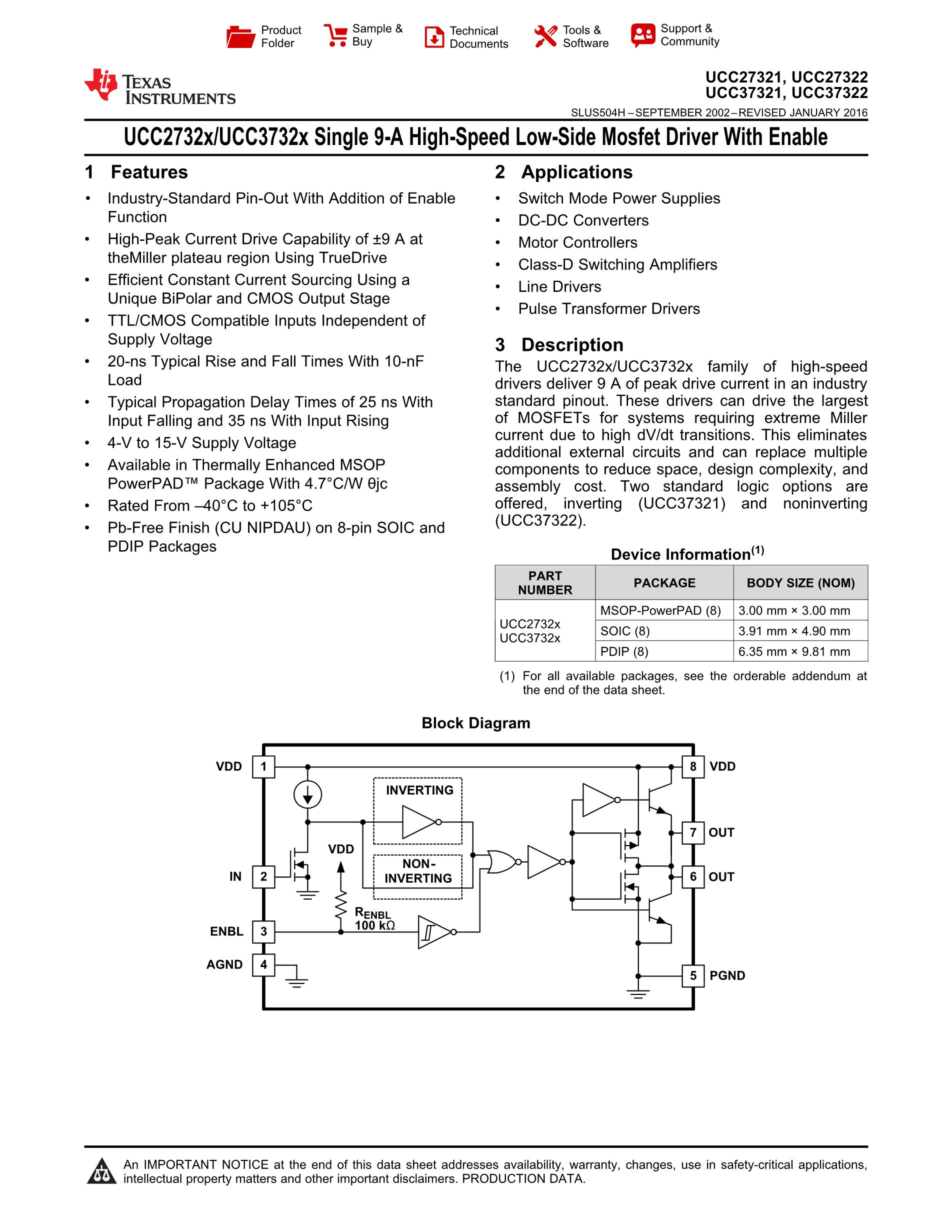 UCC37321DGN's pdf picture 1