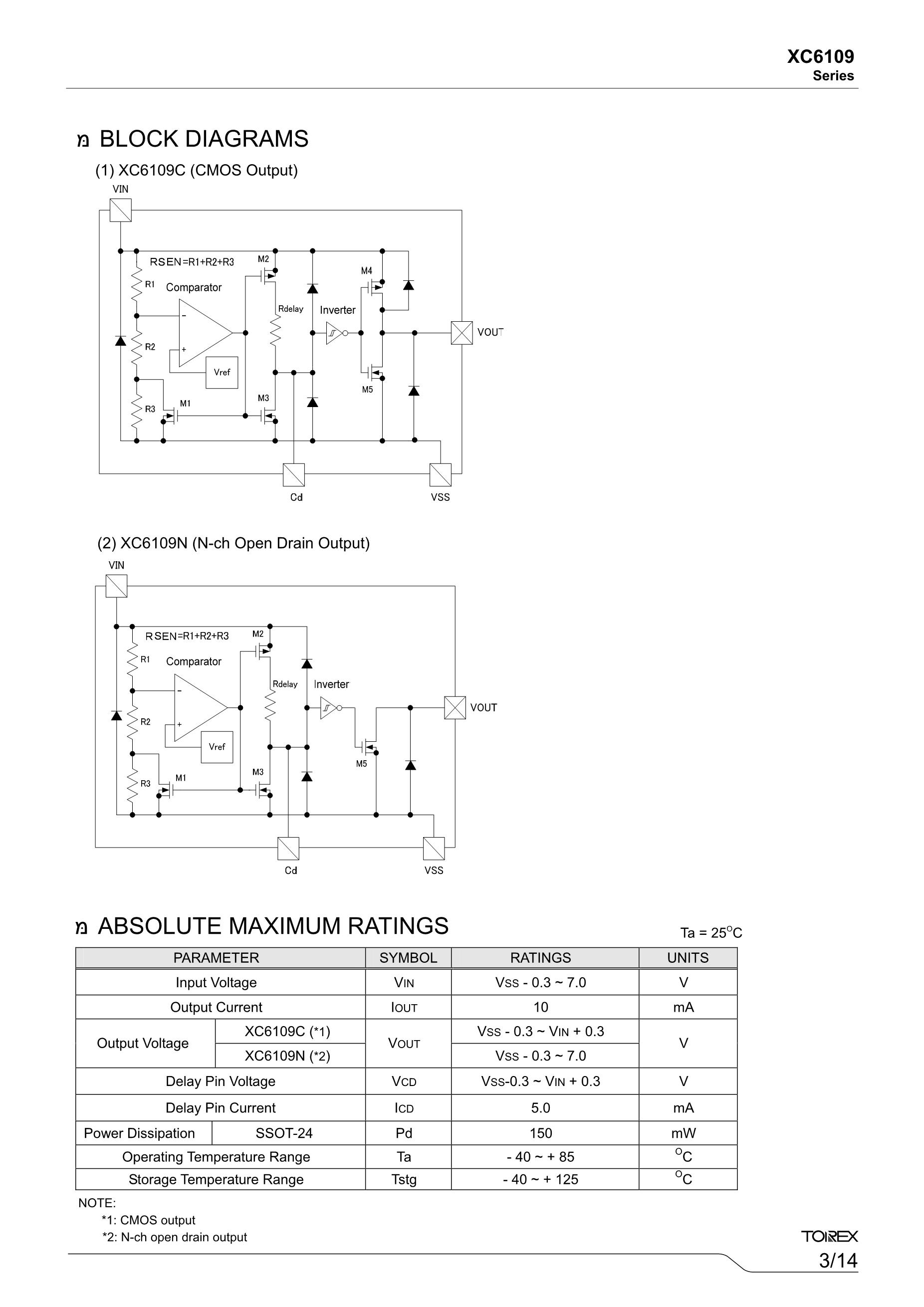 XC6109C40ANR-G's pdf picture 3