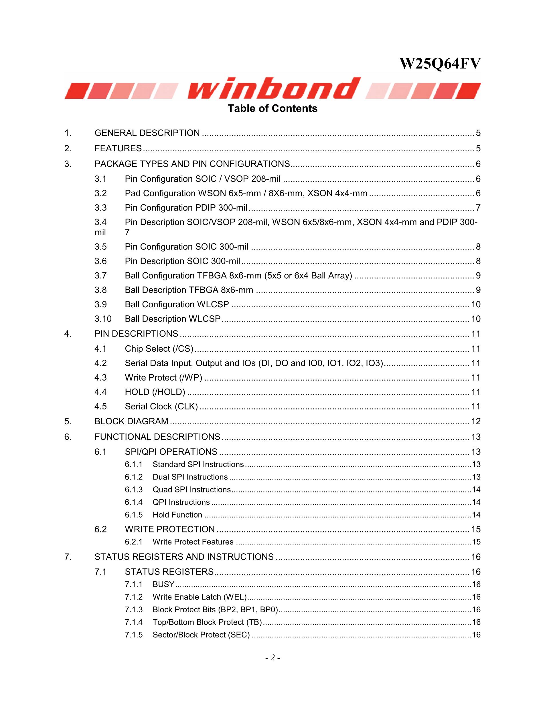W25Q64CVZEJG's pdf picture 2