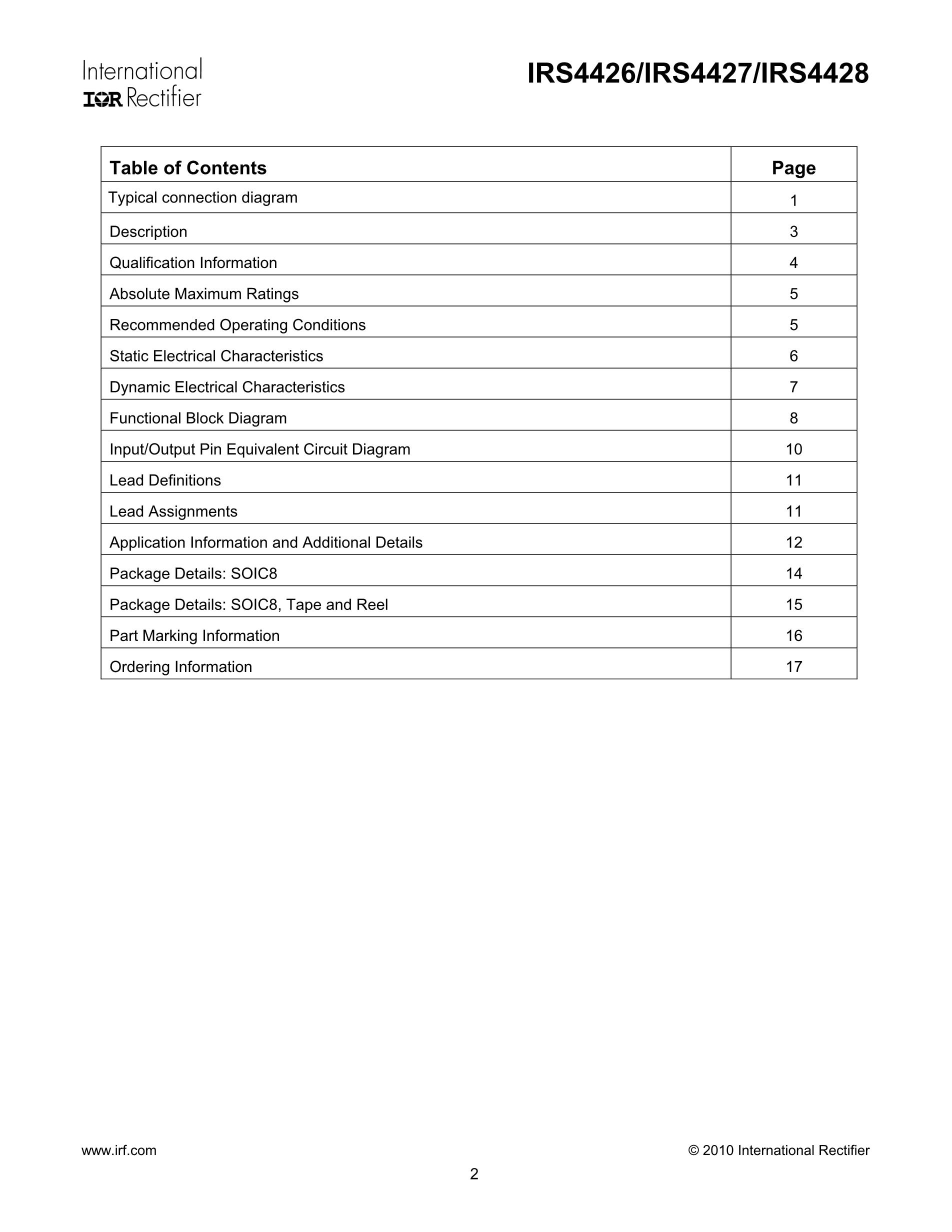 IRS4427STRPBF's pdf picture 2