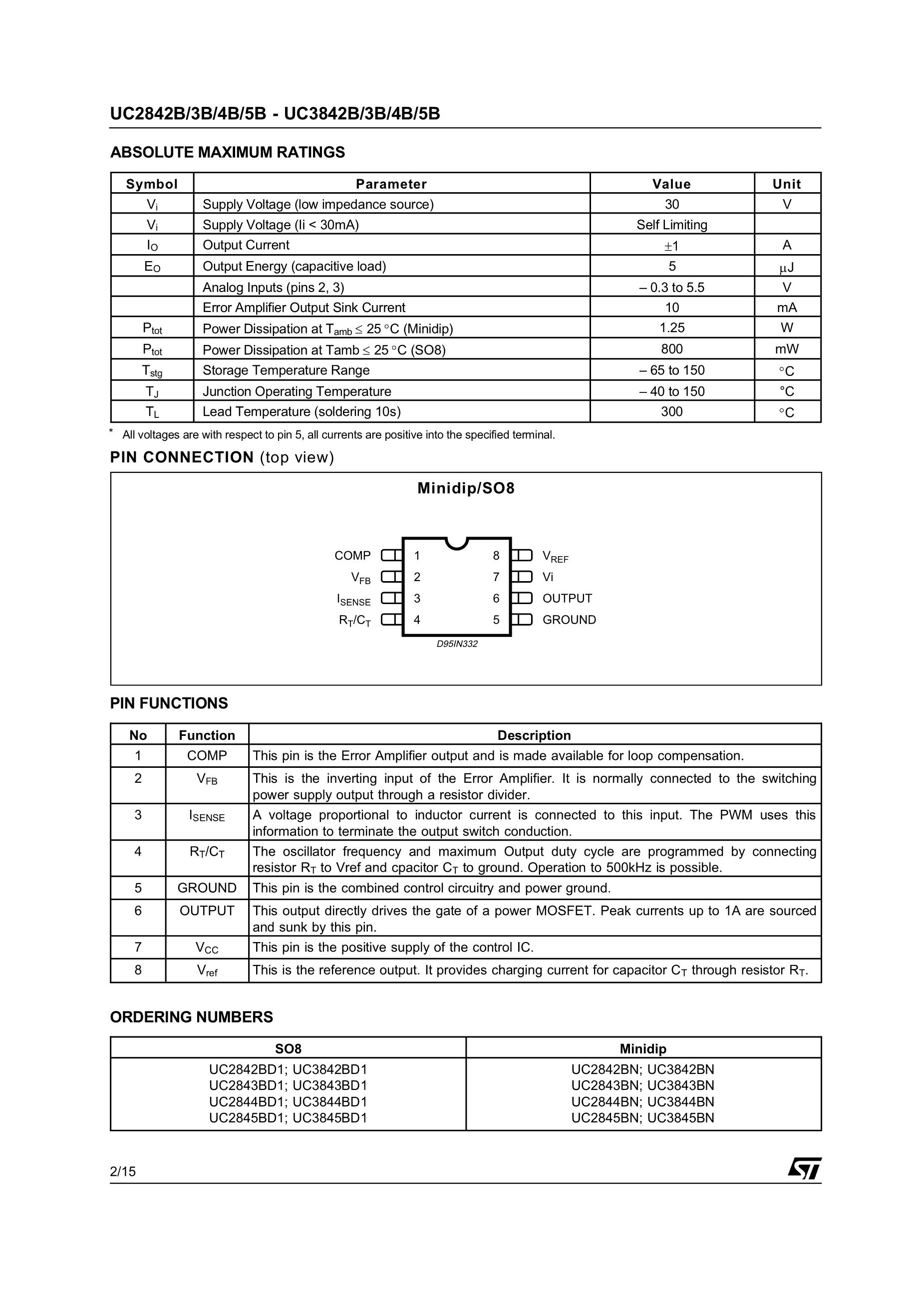 UC3842BD1R2G's pdf picture 2