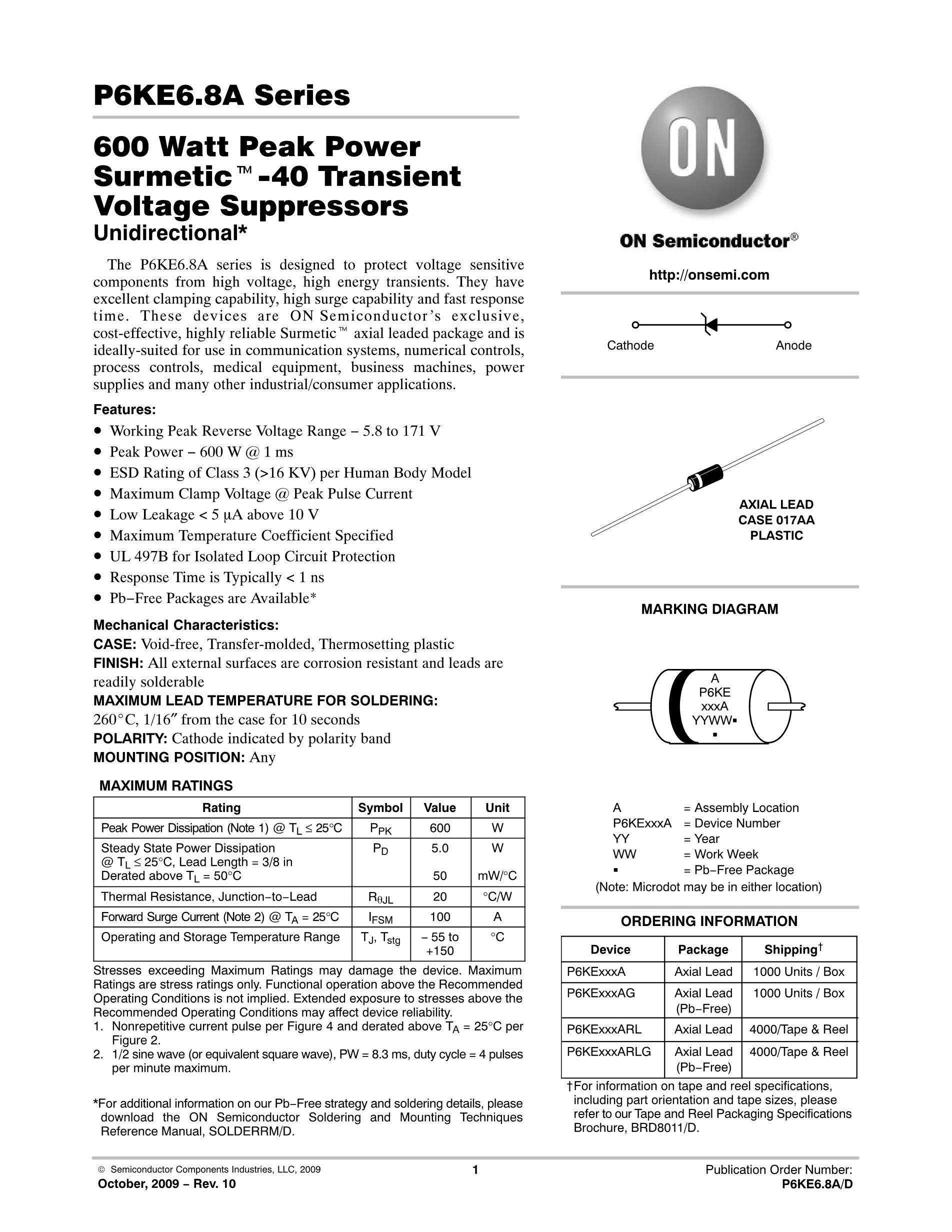 P6KE16A's pdf picture 1