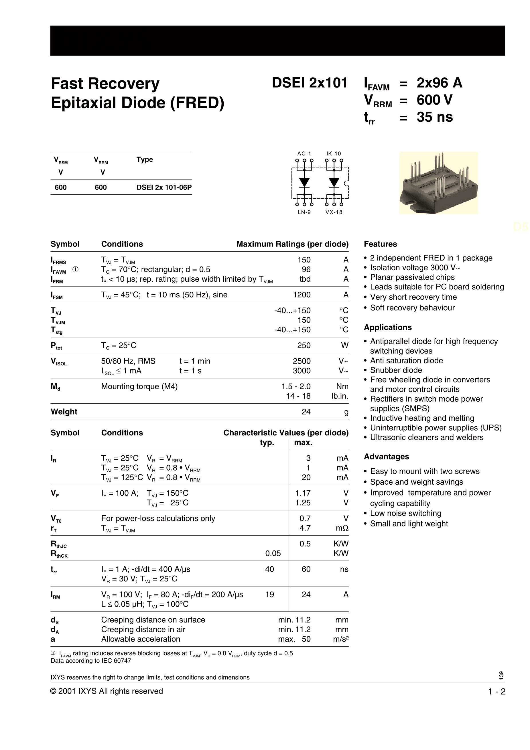 DSEI2X101-12A's pdf picture 1