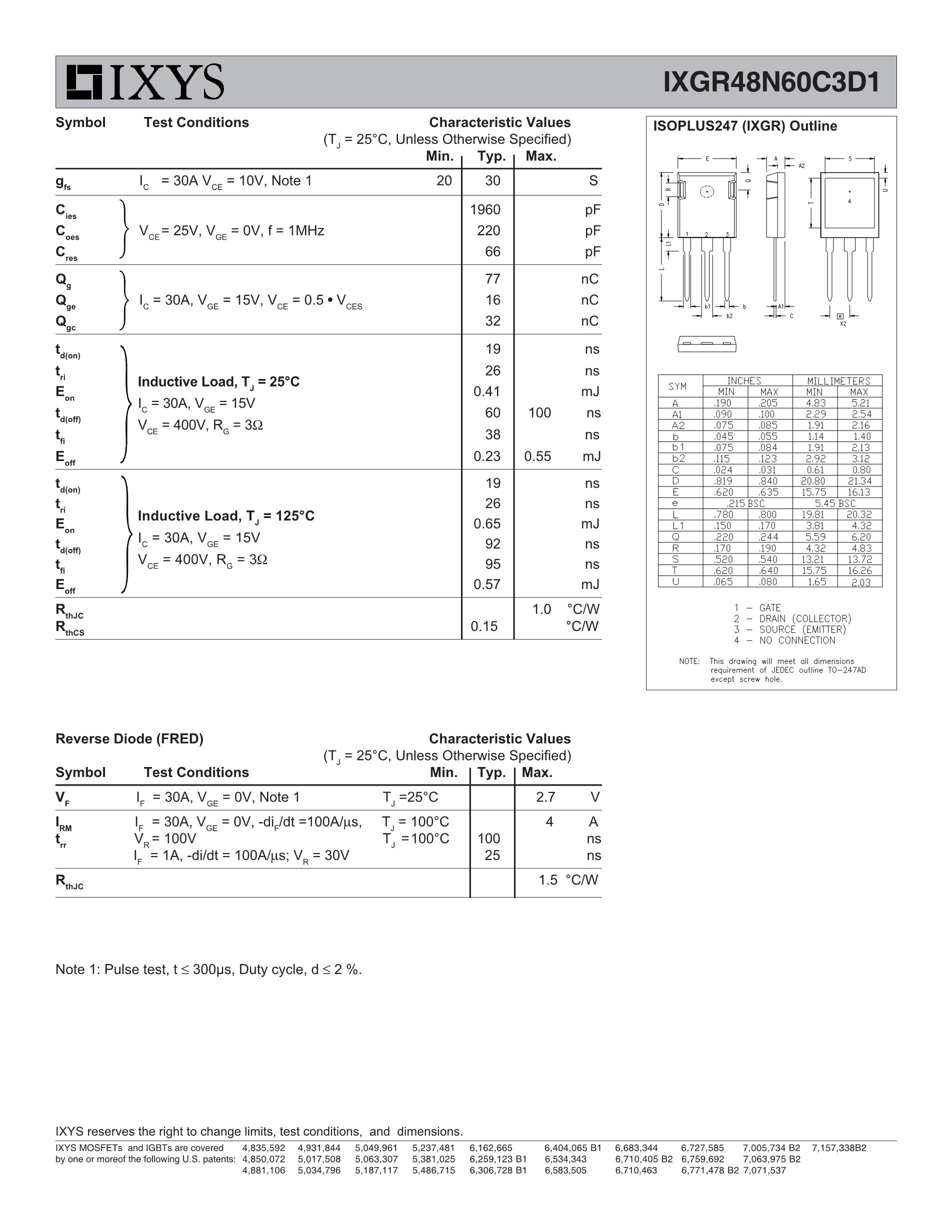 IXYS DSA42-18A's pdf picture 2