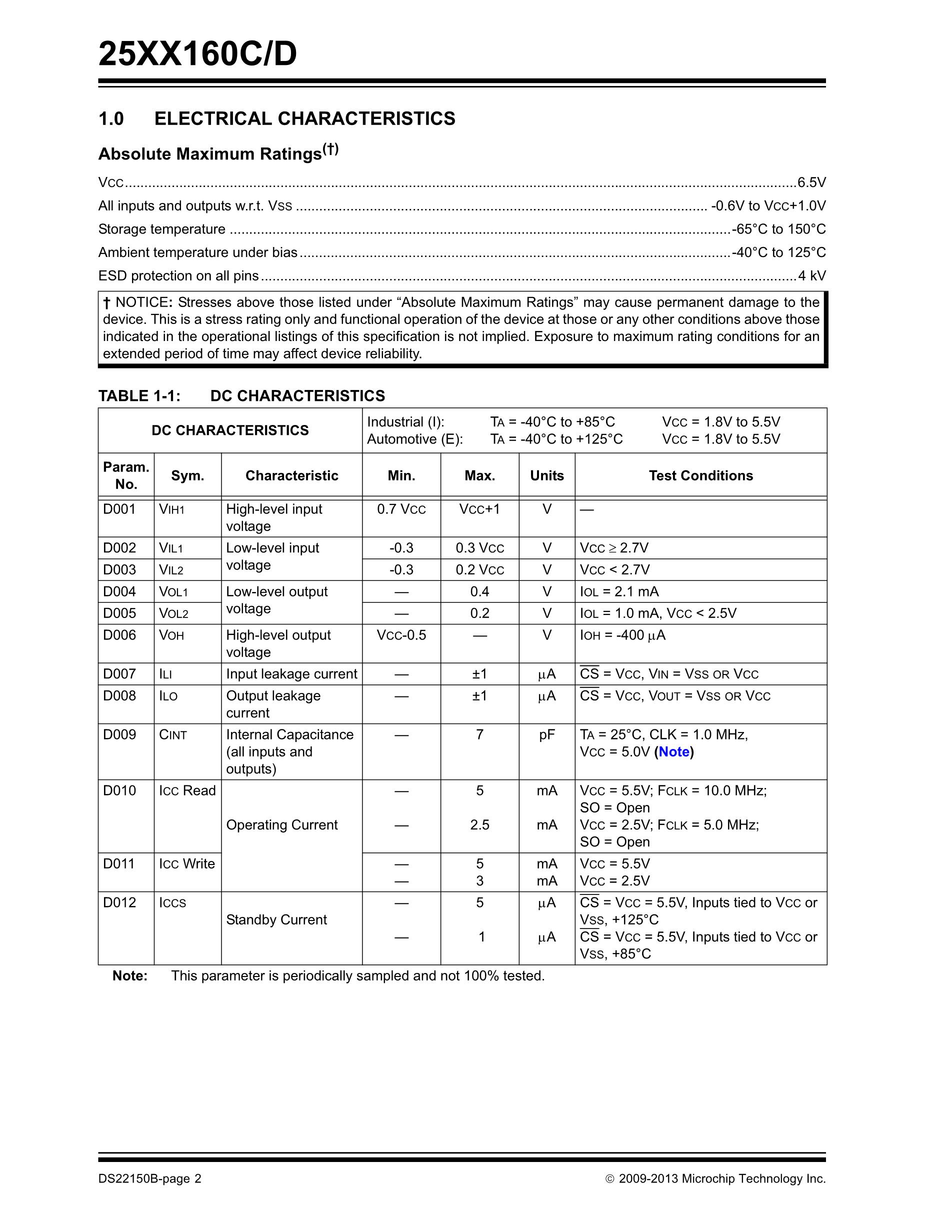 25LC160DT-E/ST16KVAO's pdf picture 2