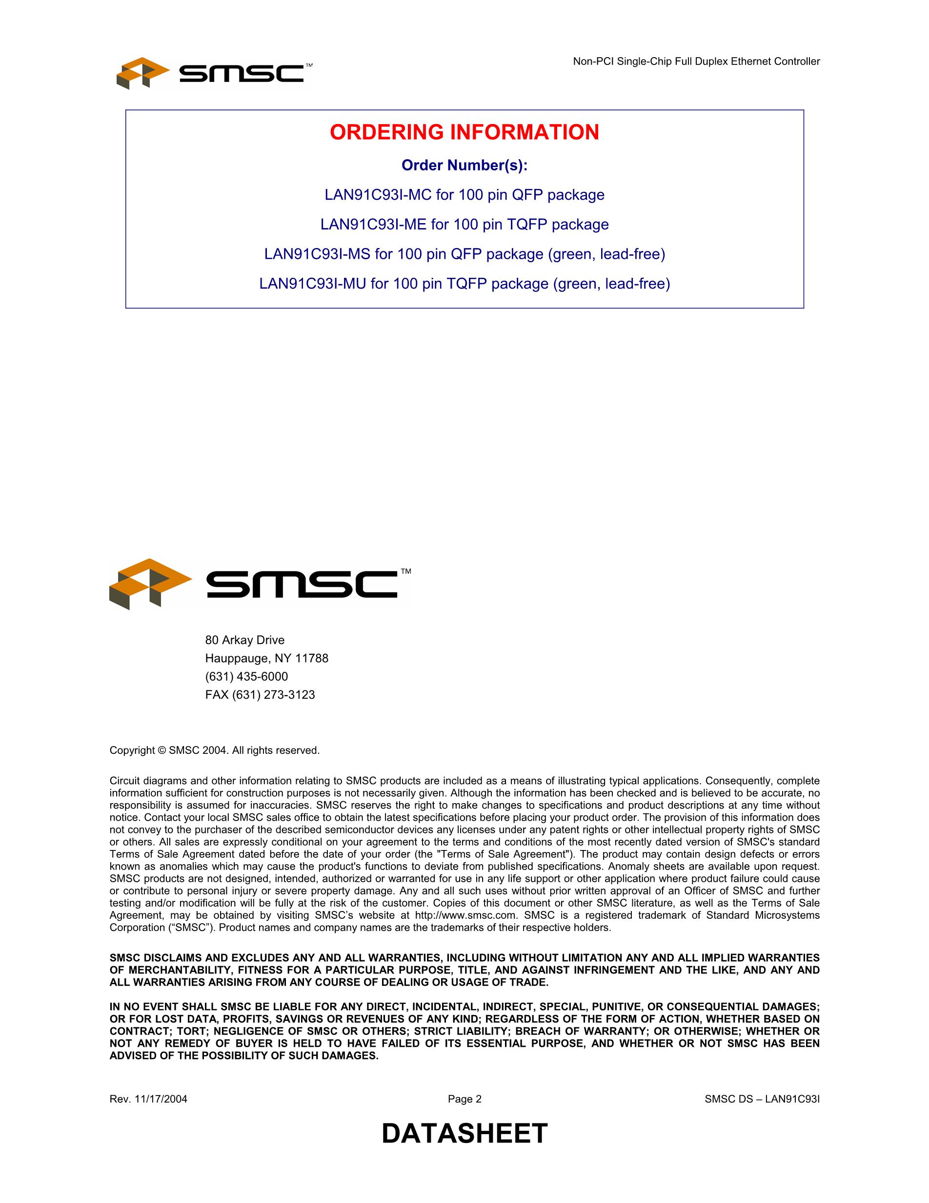 LAN91C113-NS's pdf picture 2