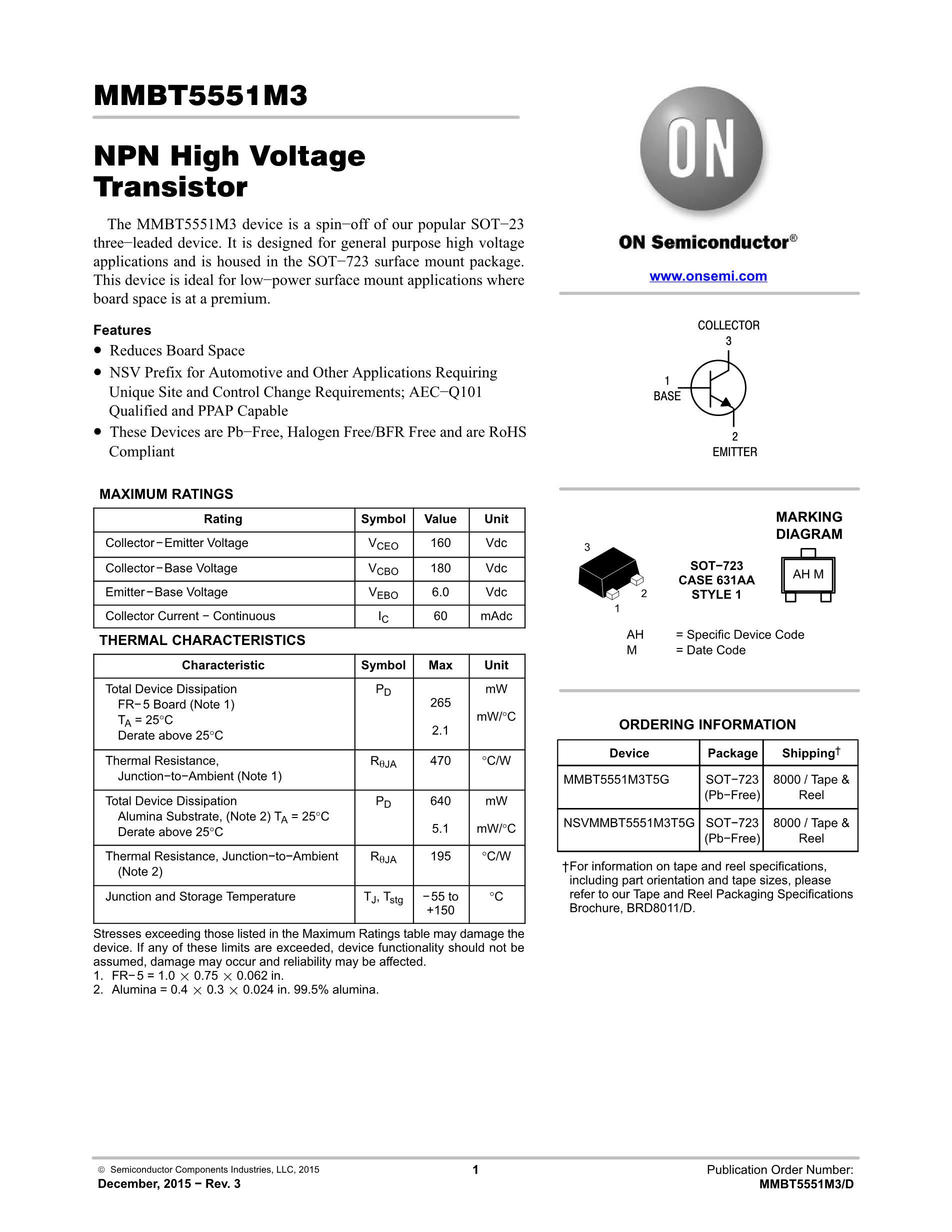 MMBT5550's pdf picture 1