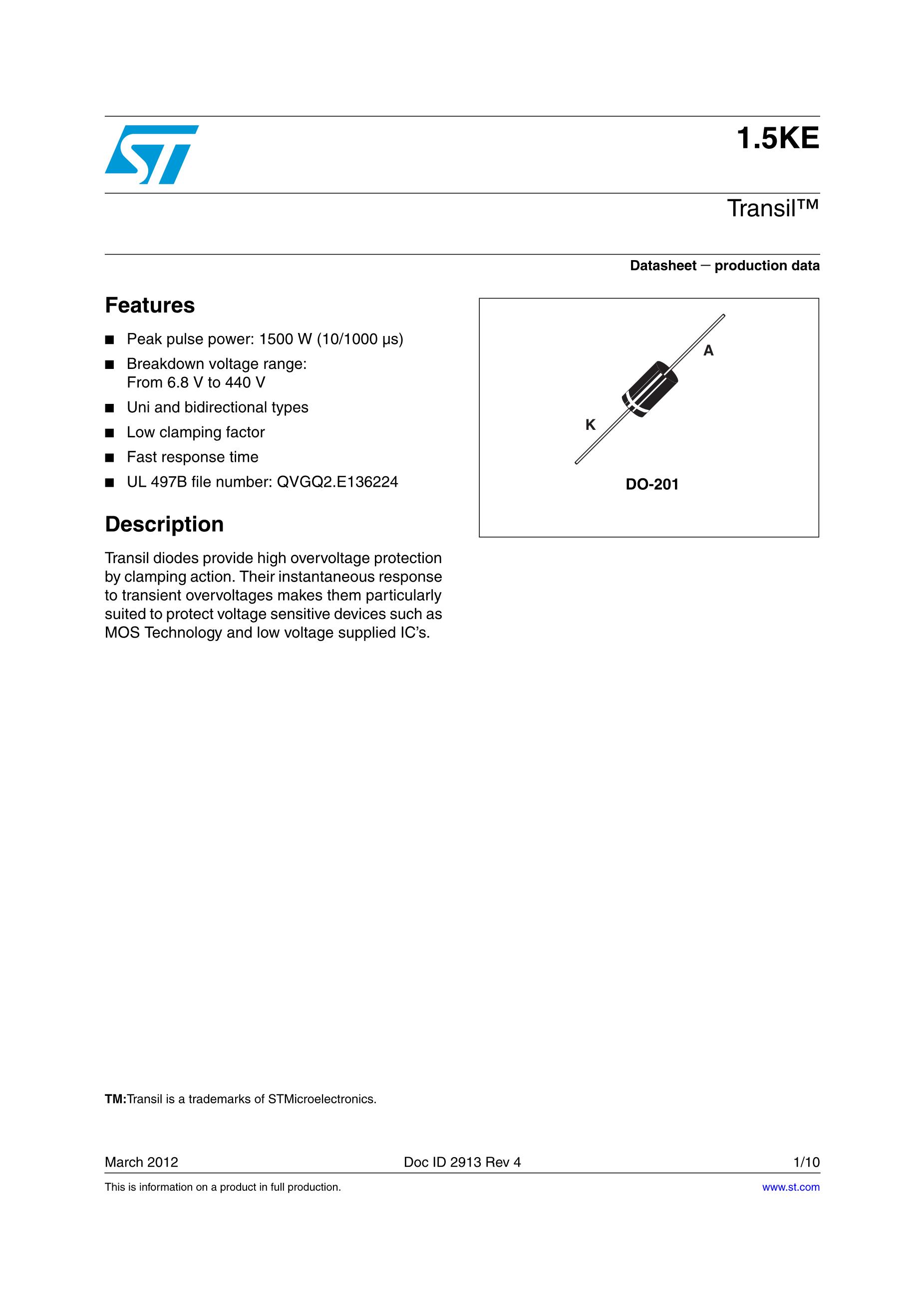 1.5KE27CA's pdf picture 1