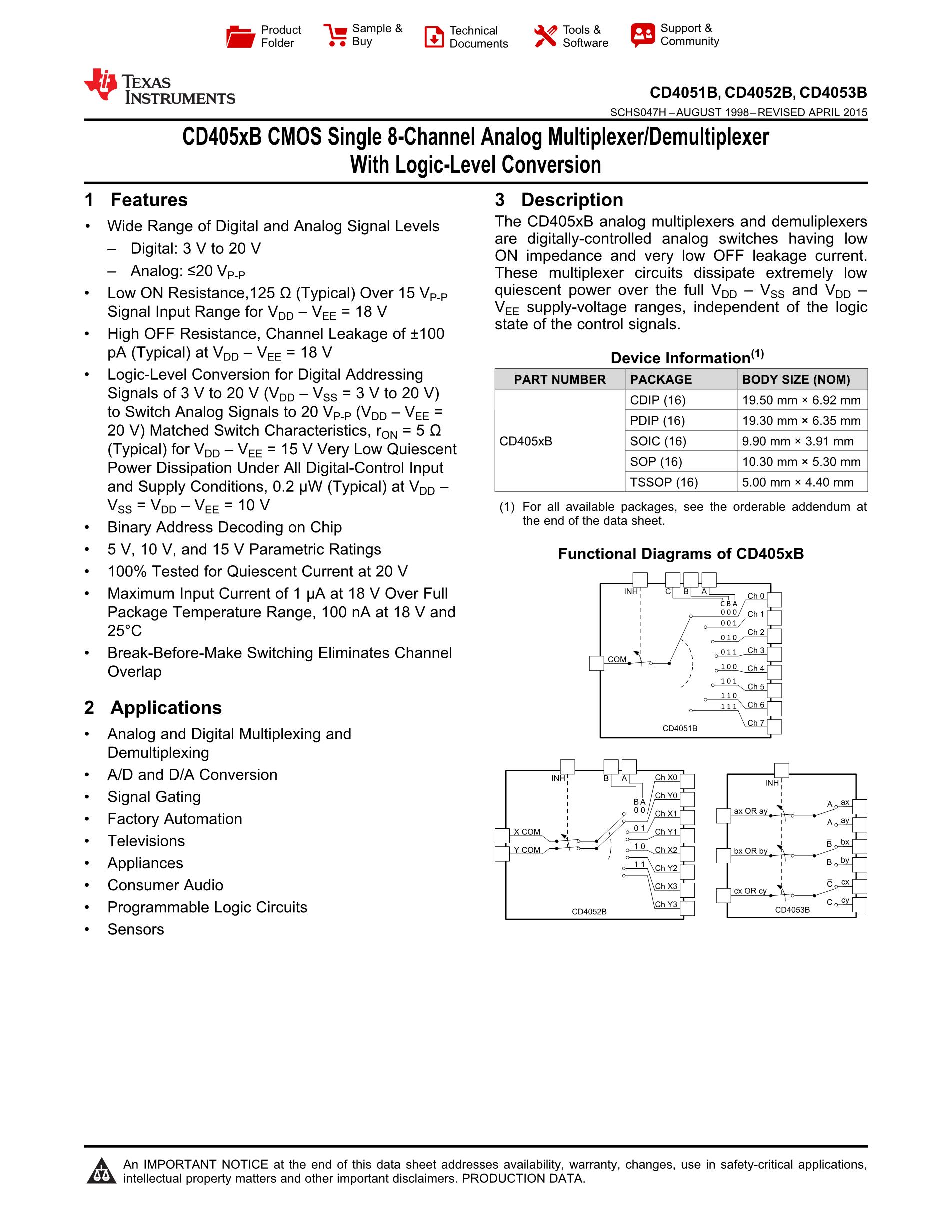 CD4053BQM96Q1's pdf picture 1