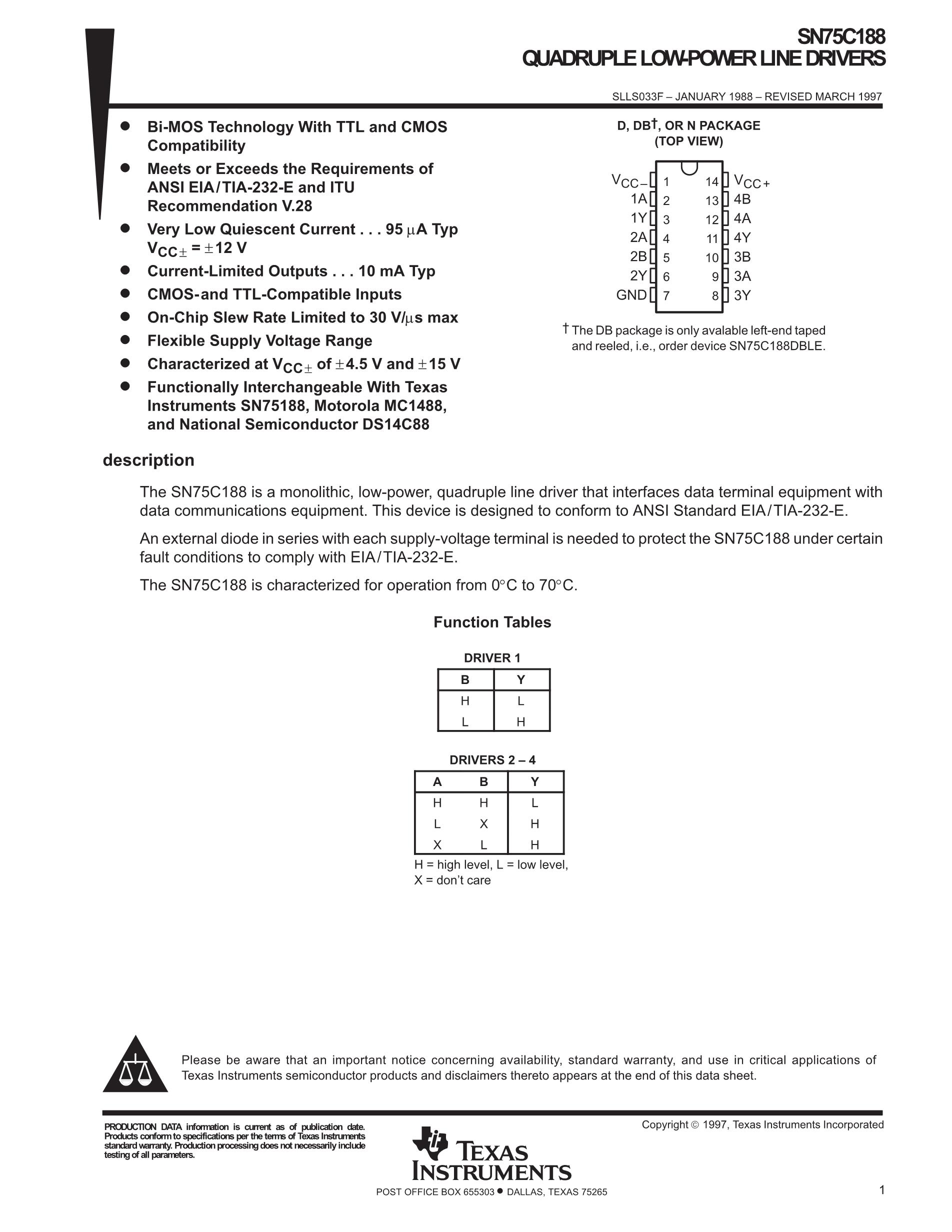 SN75C185DWR's pdf picture 1