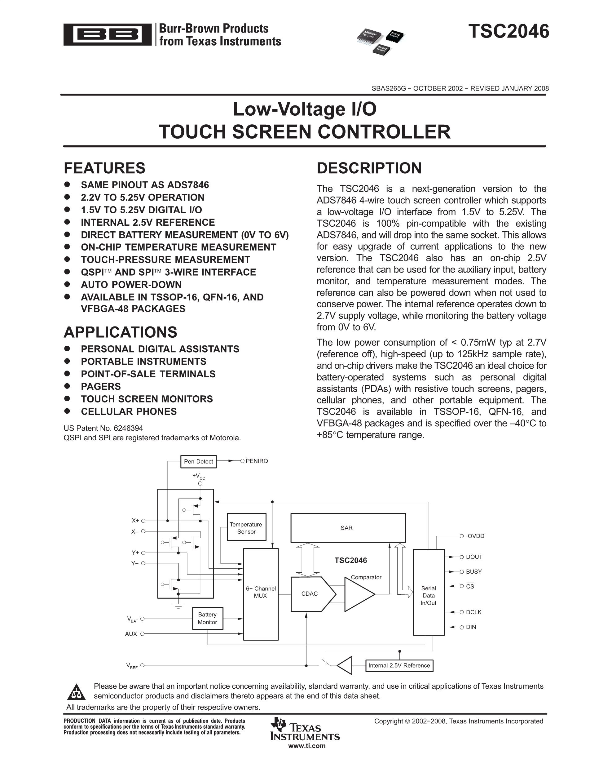 TSC2046IPW's pdf picture 1