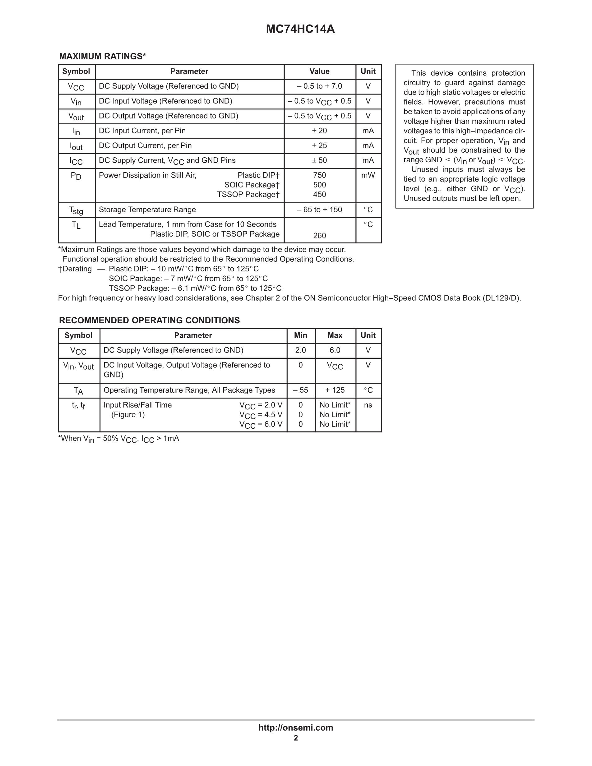 MC74HC4852ADR2G's pdf picture 2