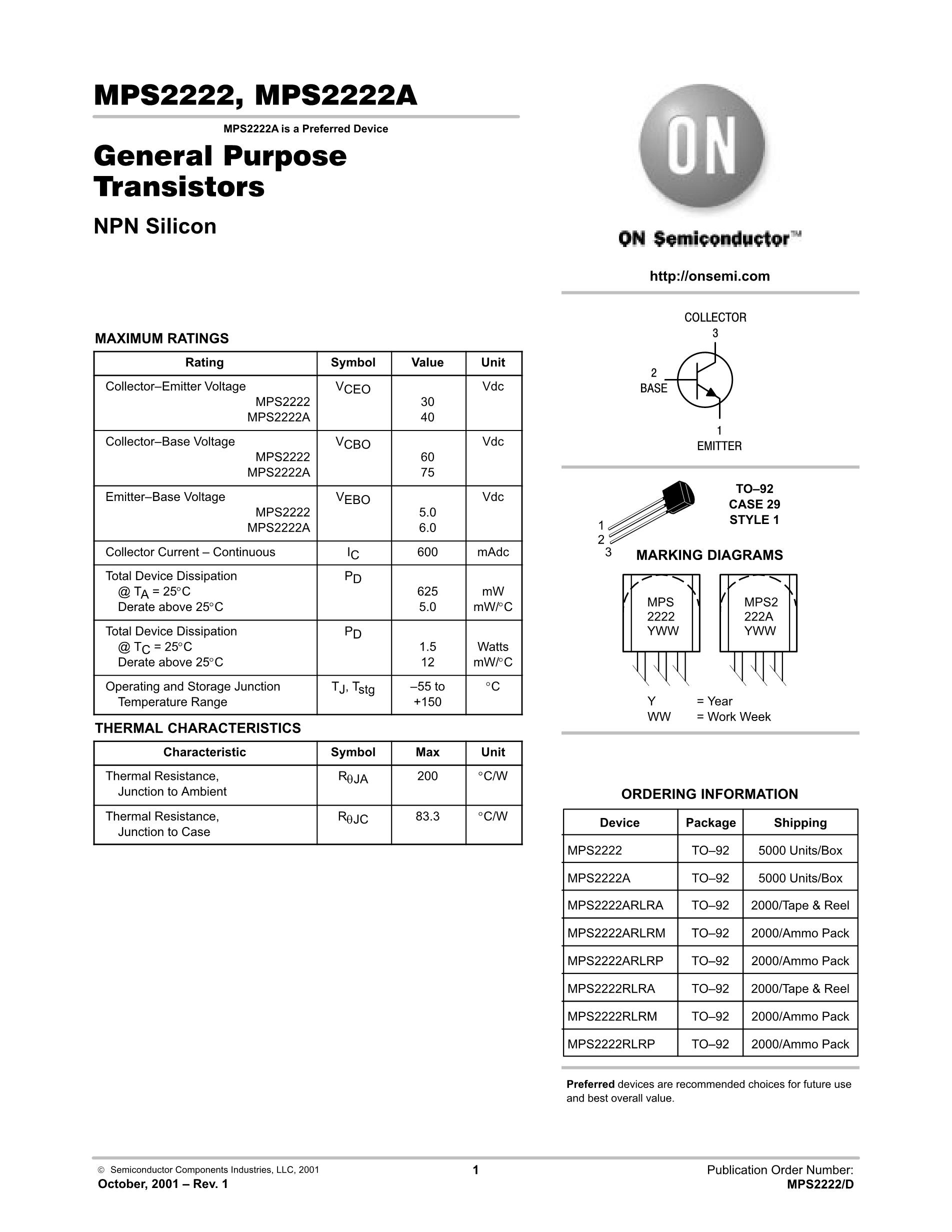 MPS2222A's pdf picture 1