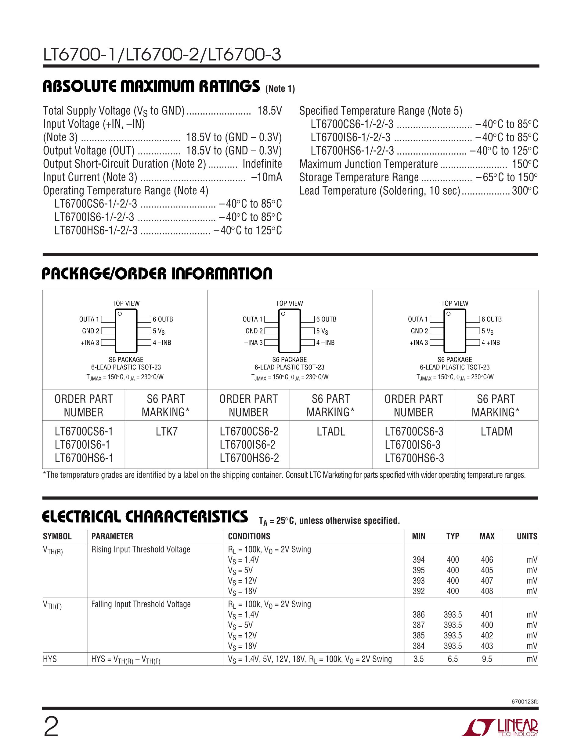 LT6700IS6-2#TRPBF's pdf picture 2