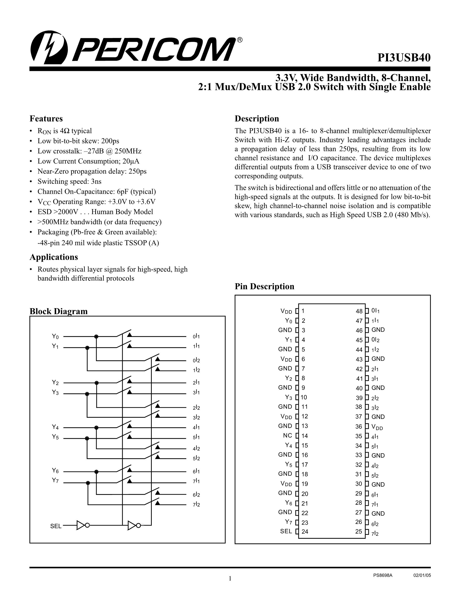 PI3USB30532ZLE's pdf picture 1