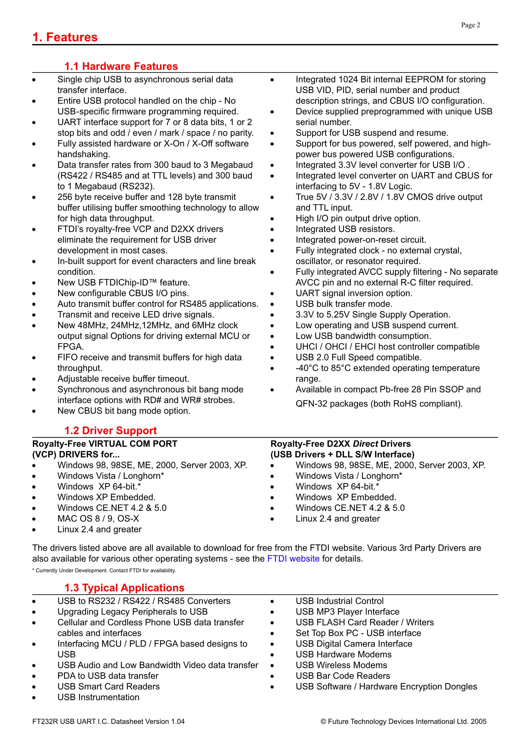 FT232RL-REEL's pdf picture 2