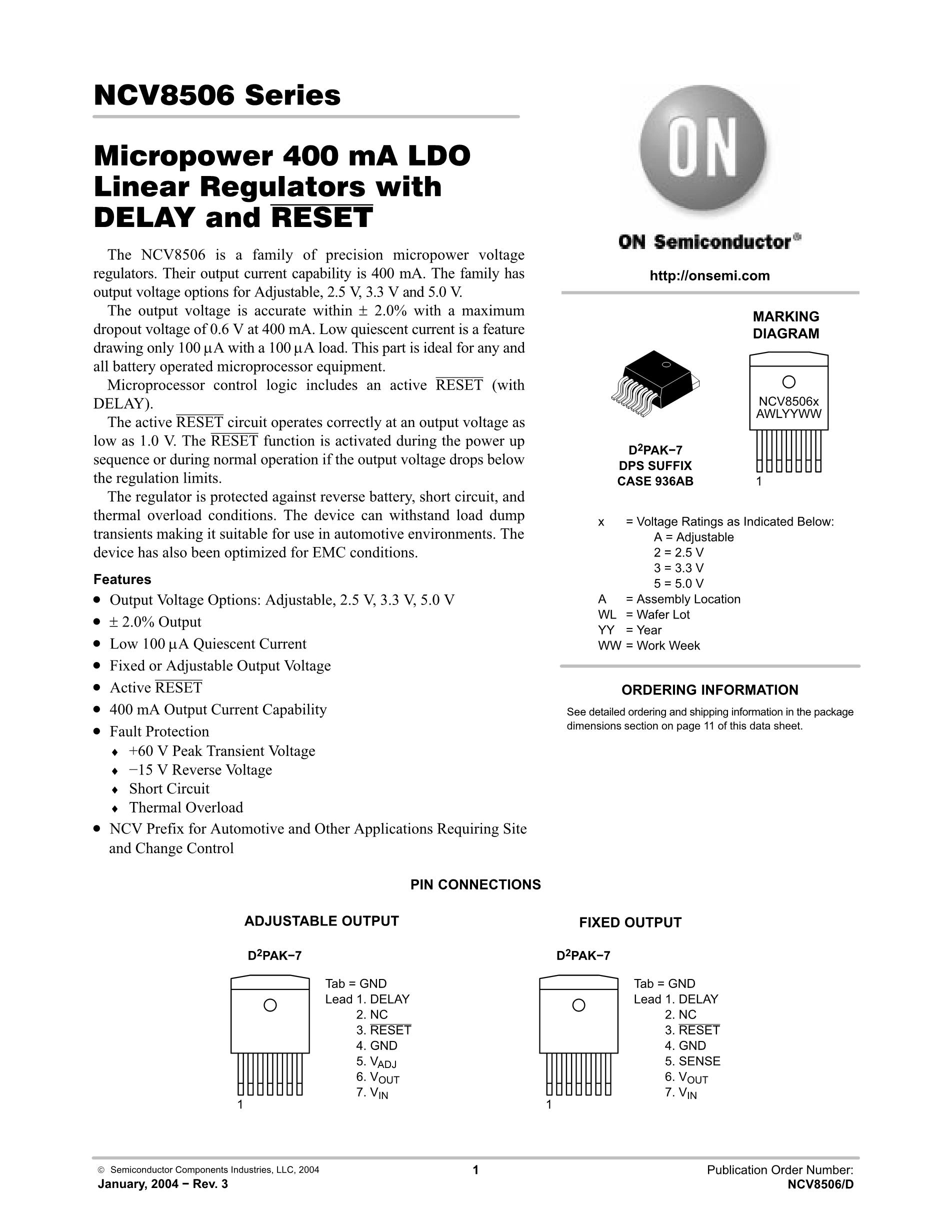 NCV8502D33R2's pdf picture 1
