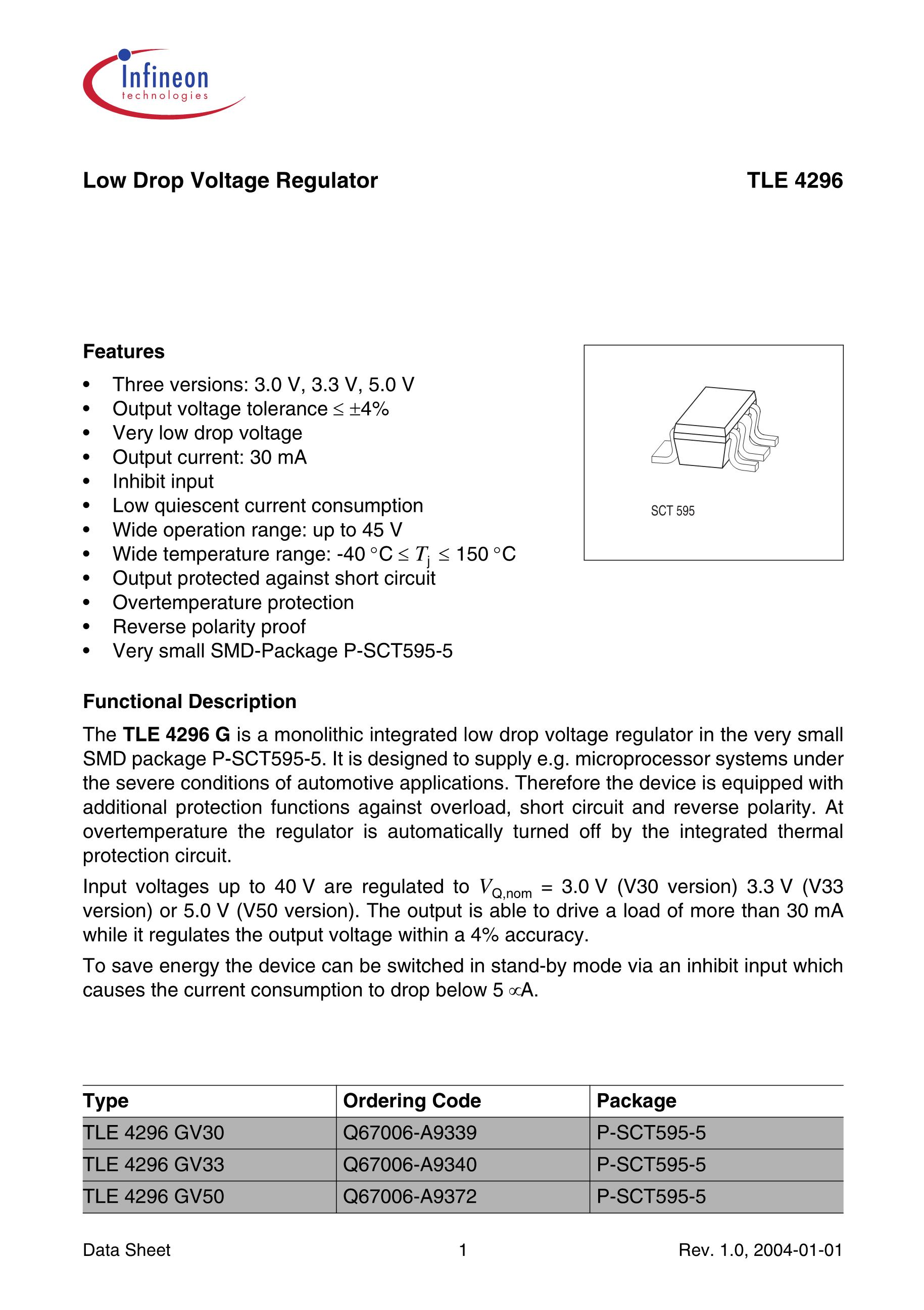 TLE4290DNTMA1's pdf picture 1